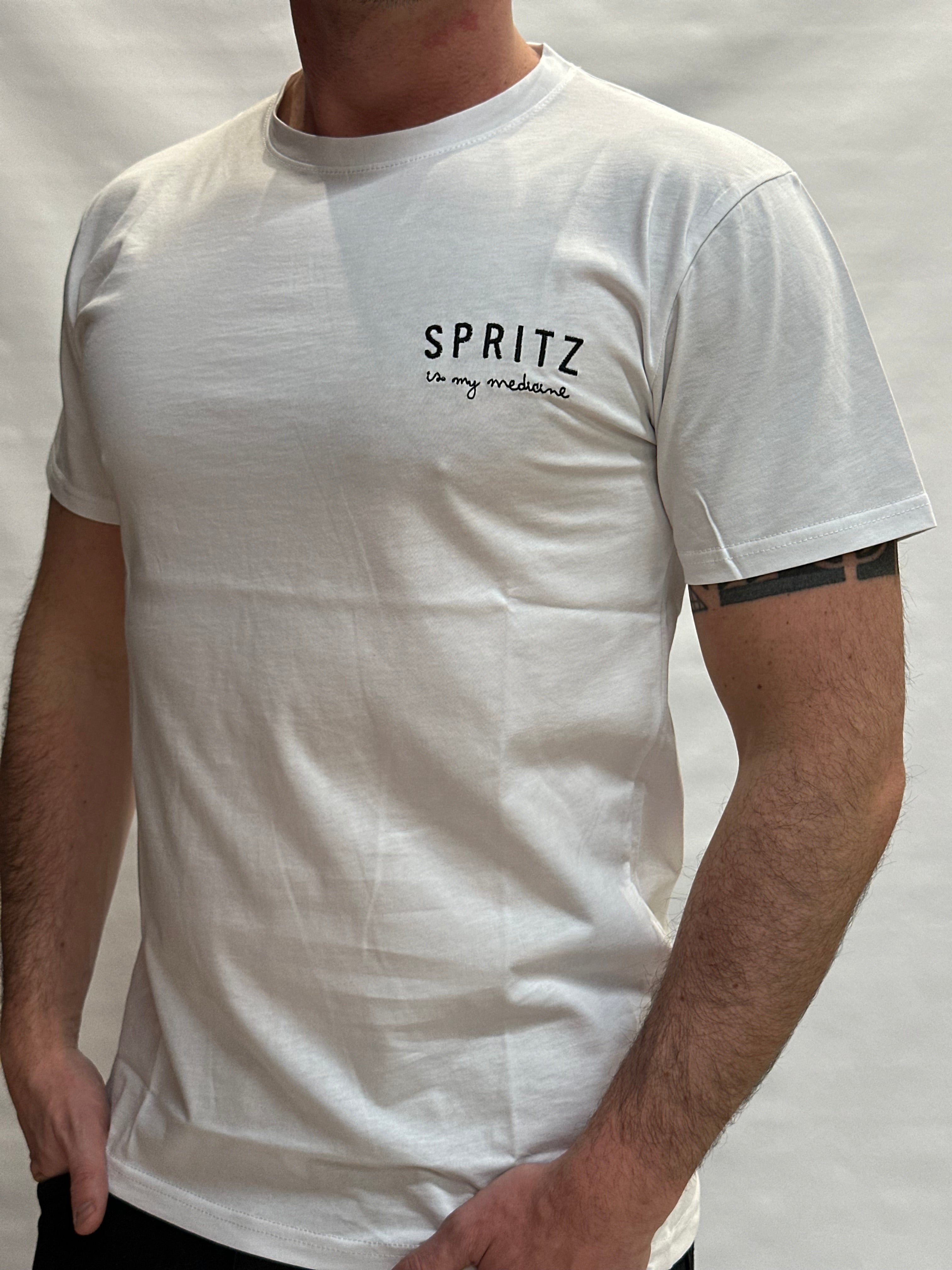 T Shirt BERNA con scritta "SPRITZ is my medicine" sul cuore - Cod: 2610762