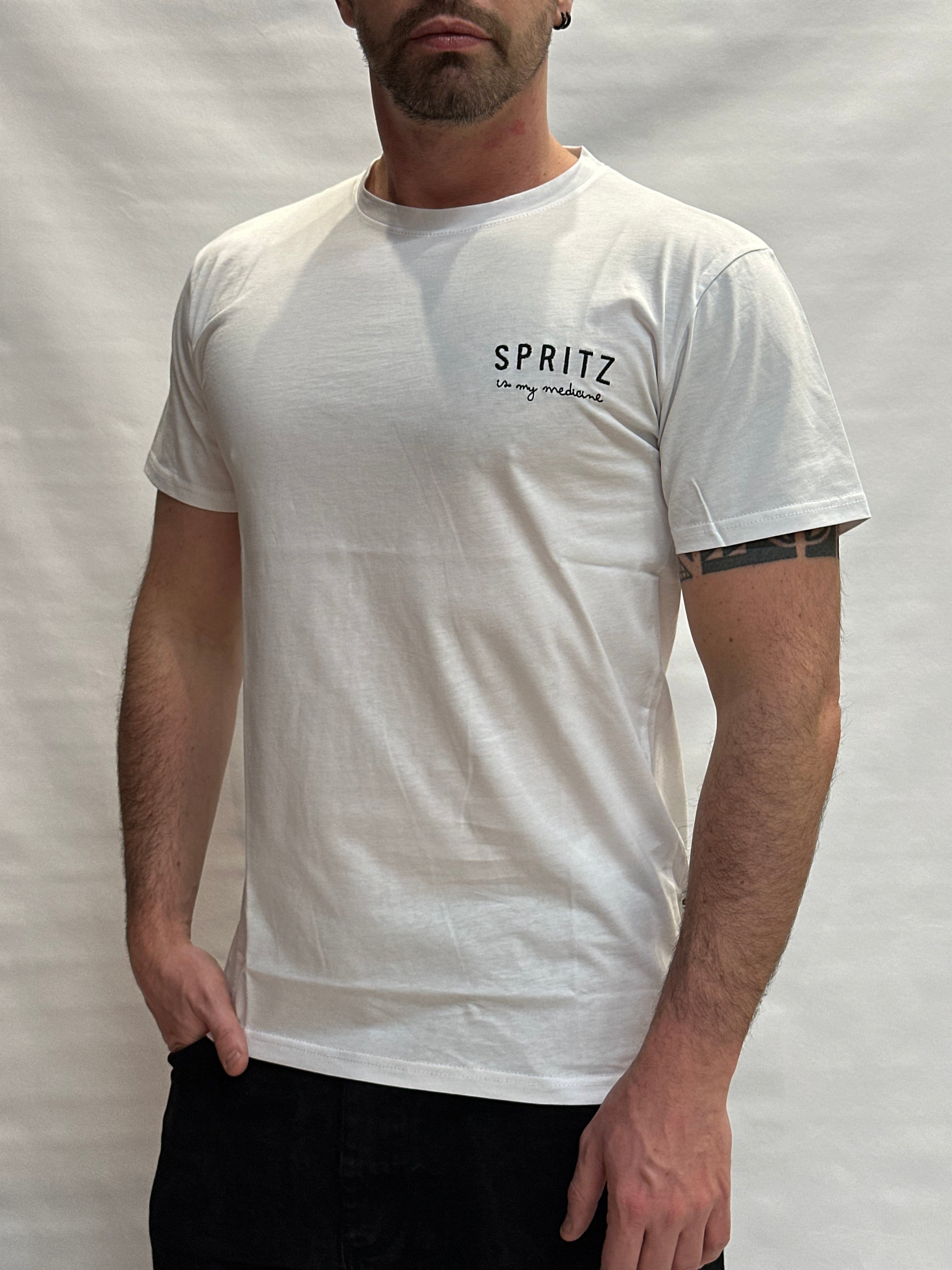 T Shirt BERNA con scritta "SPRITZ is my medicine" sul cuore - Cod: 2610762
