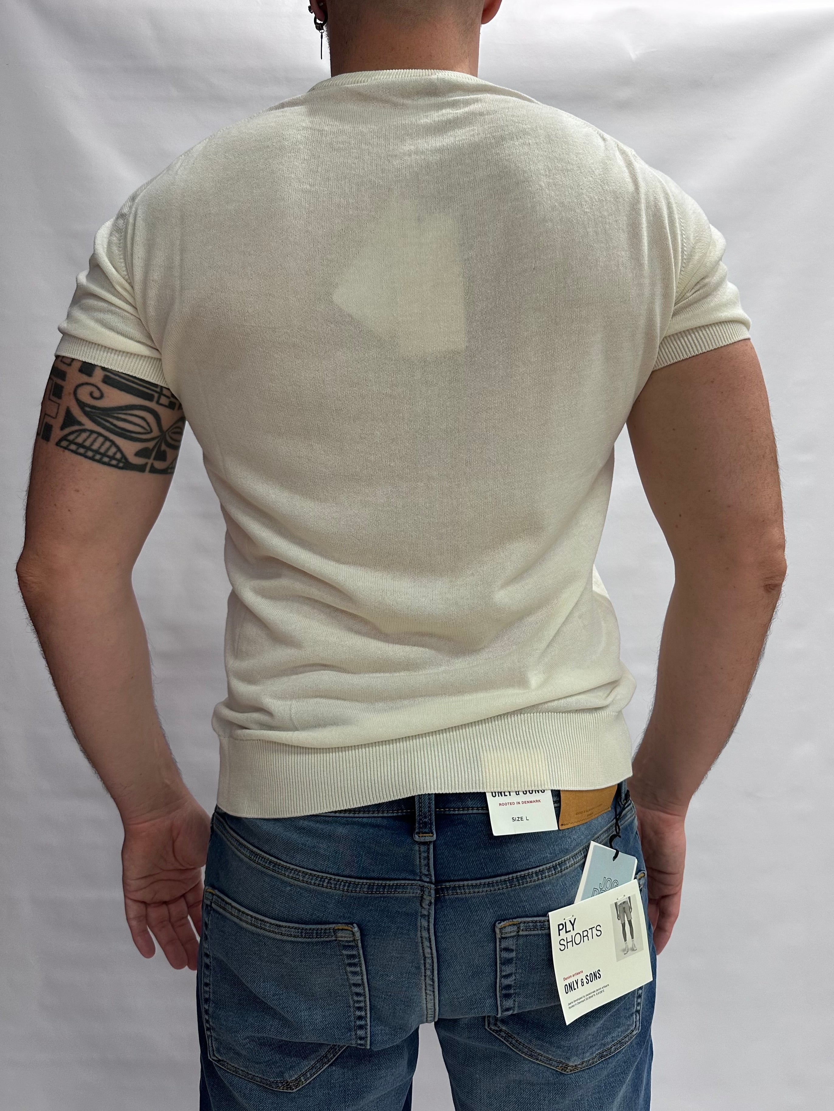 T Shirt in maglia XAGON MAN in Cotone leggero, manica corta - Cod: QHANS1