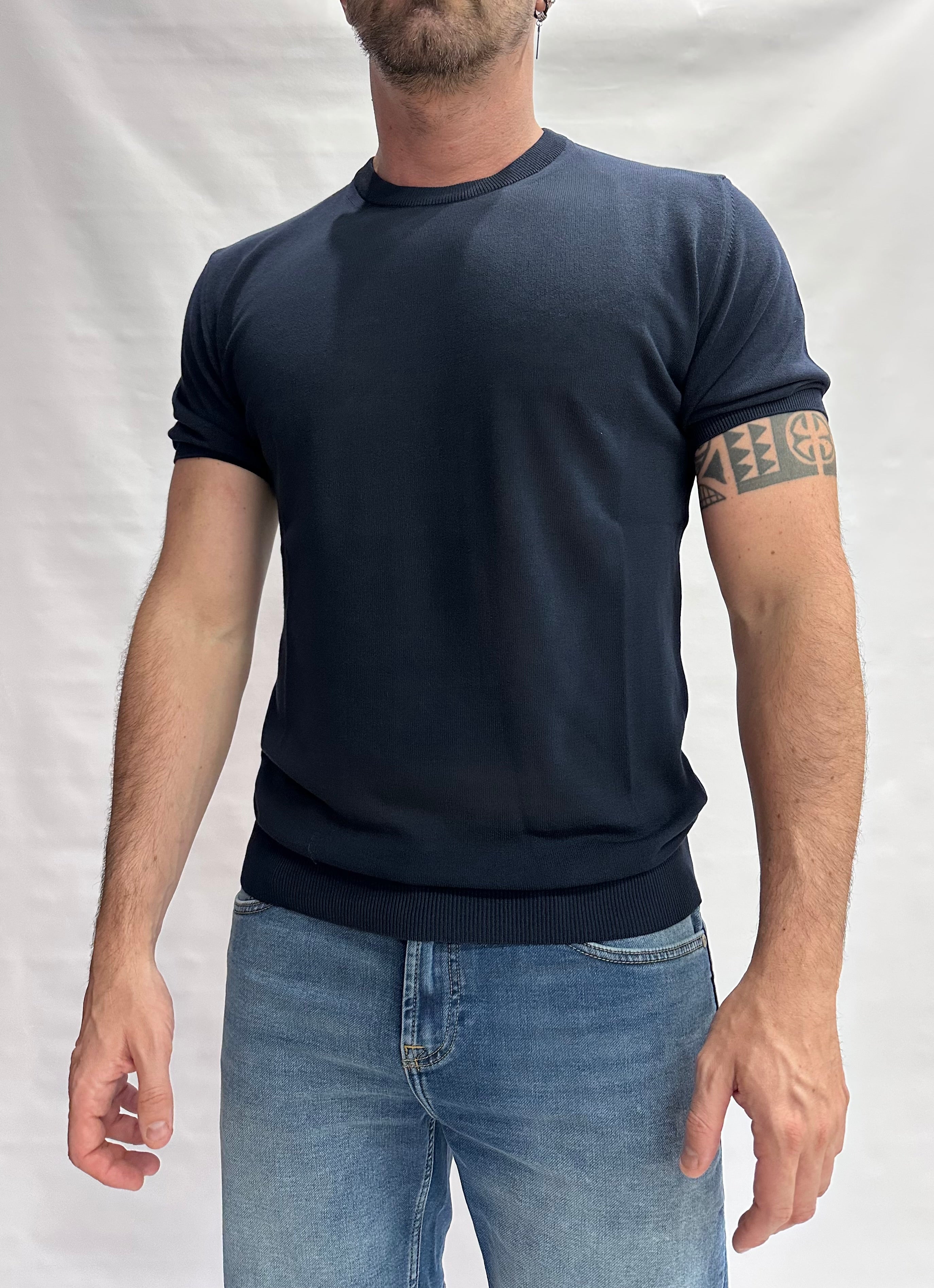 T Shirt in maglia XAGON MAN in Cotone leggero, manica corta - Cod: QHANS1