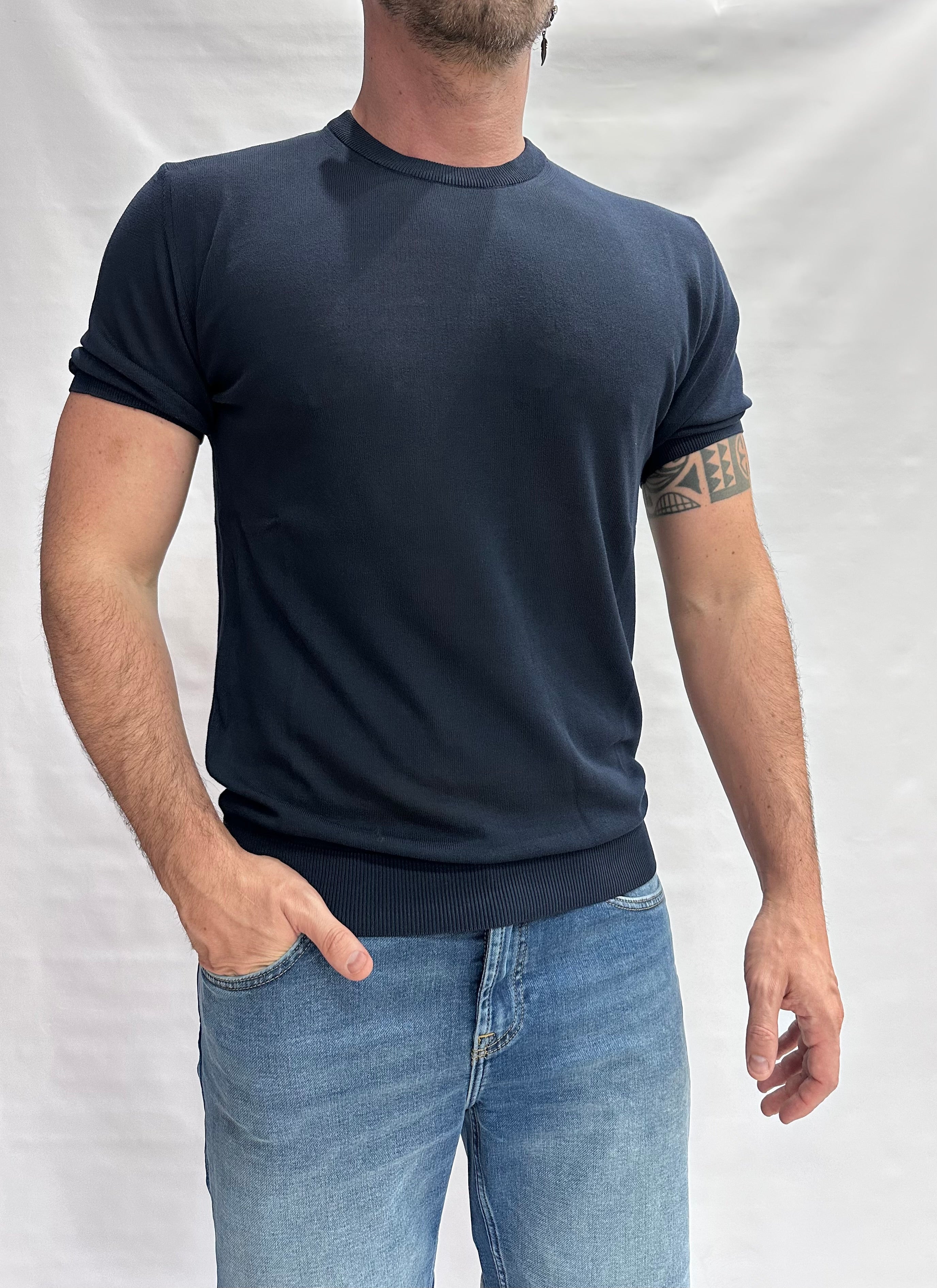T Shirt in maglia XAGON MAN in Cotone leggero, manica corta - Cod: QHANS1