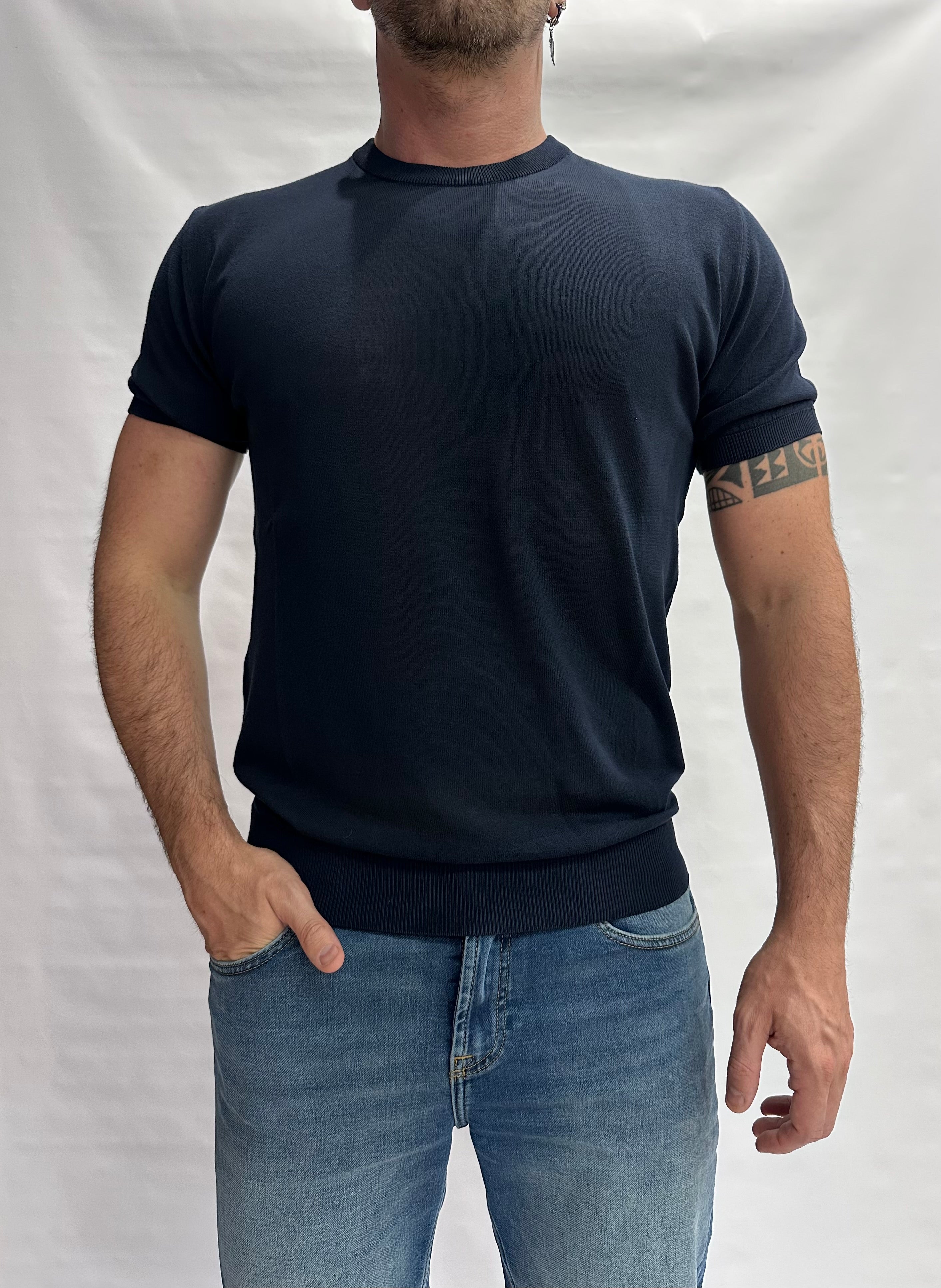 T Shirt in maglia XAGON MAN in Cotone leggero, manica corta - Cod: QHANS1
