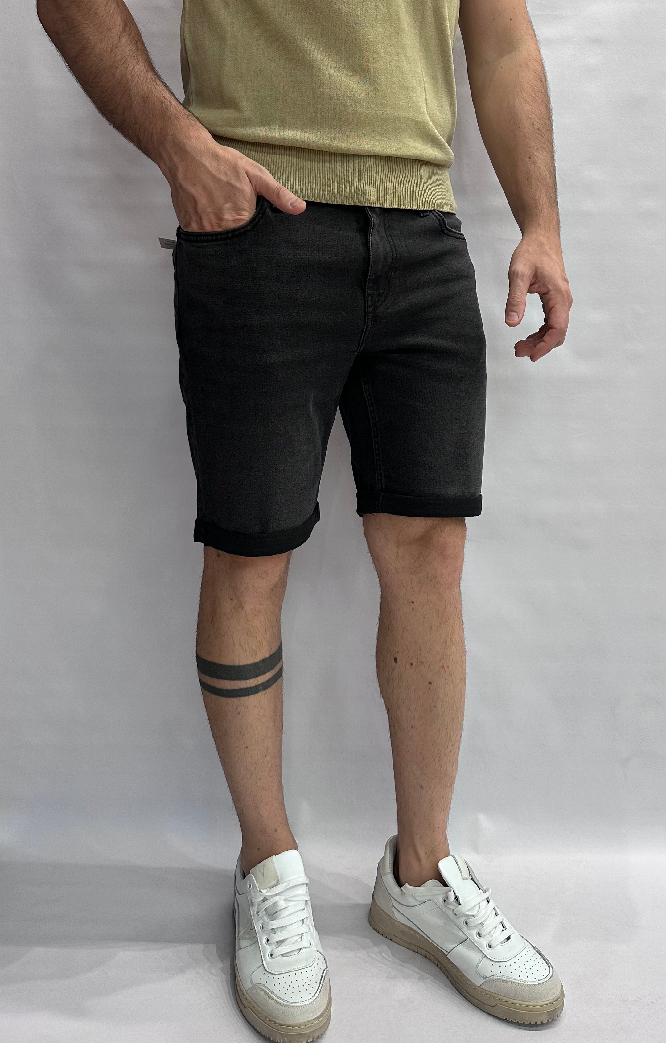 Bermuda ONLY&SONS asciutto di gamba, elasticizzato, con chiusura bottone e cerniera - COD: ONSPLYWB