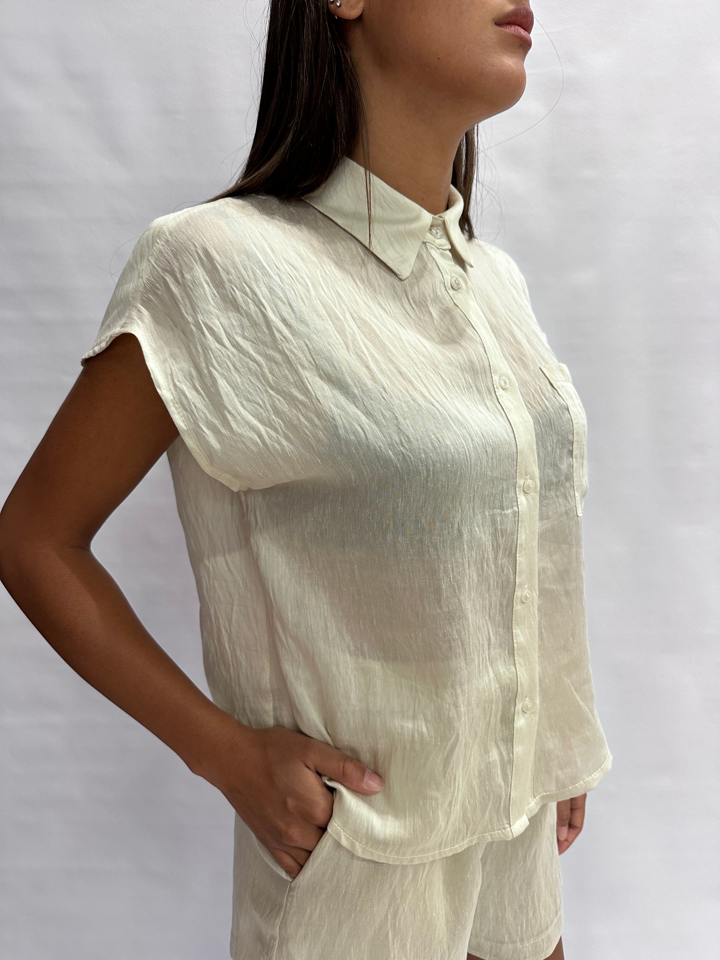Camicetta TENSIONE IN corto disponibile anche con pantaloncino in coordinato,  - COD: C50583AT