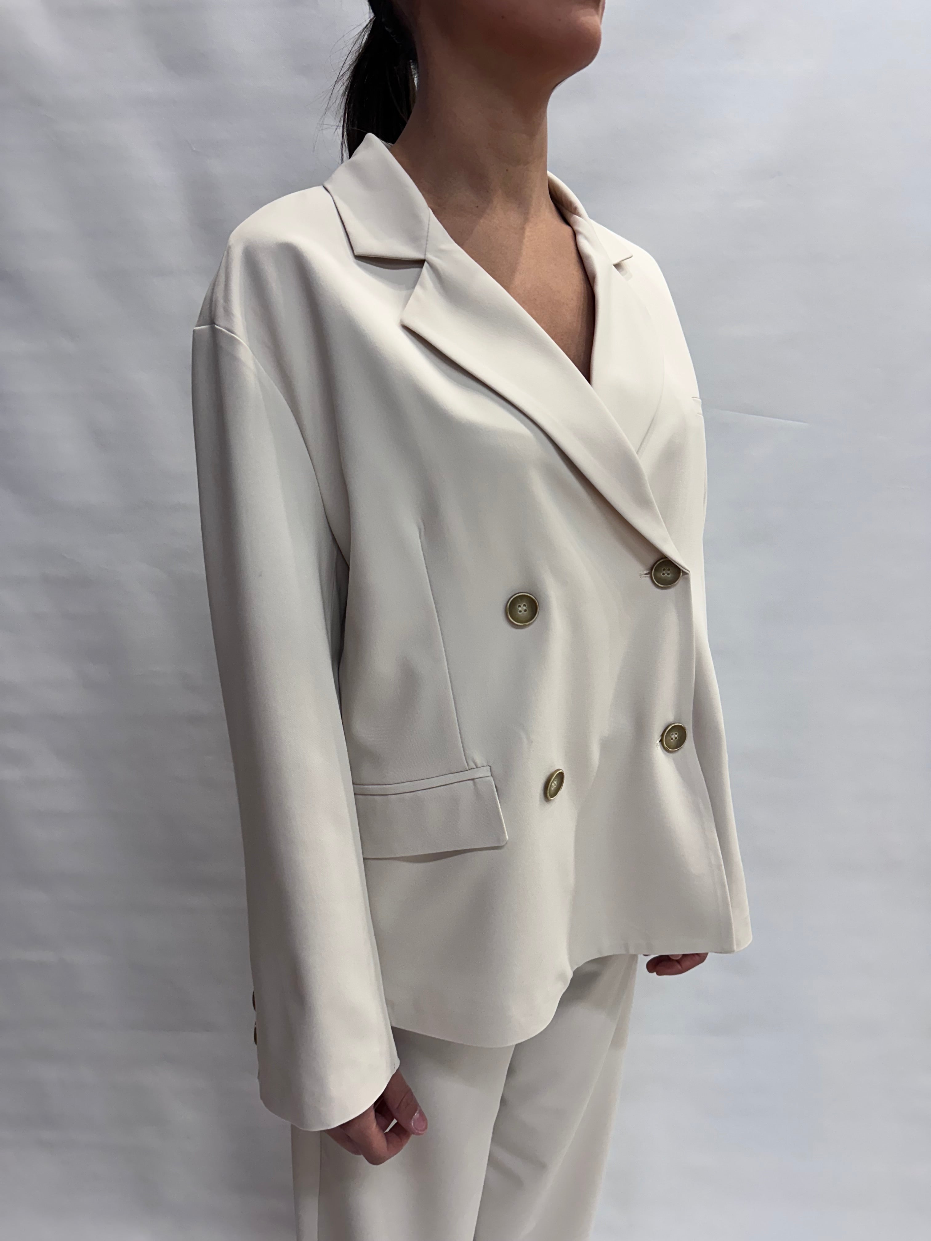 Giacca TENSIONE IN leggermente over disponibile anche con pantalone in coordinato COD: 26B3865