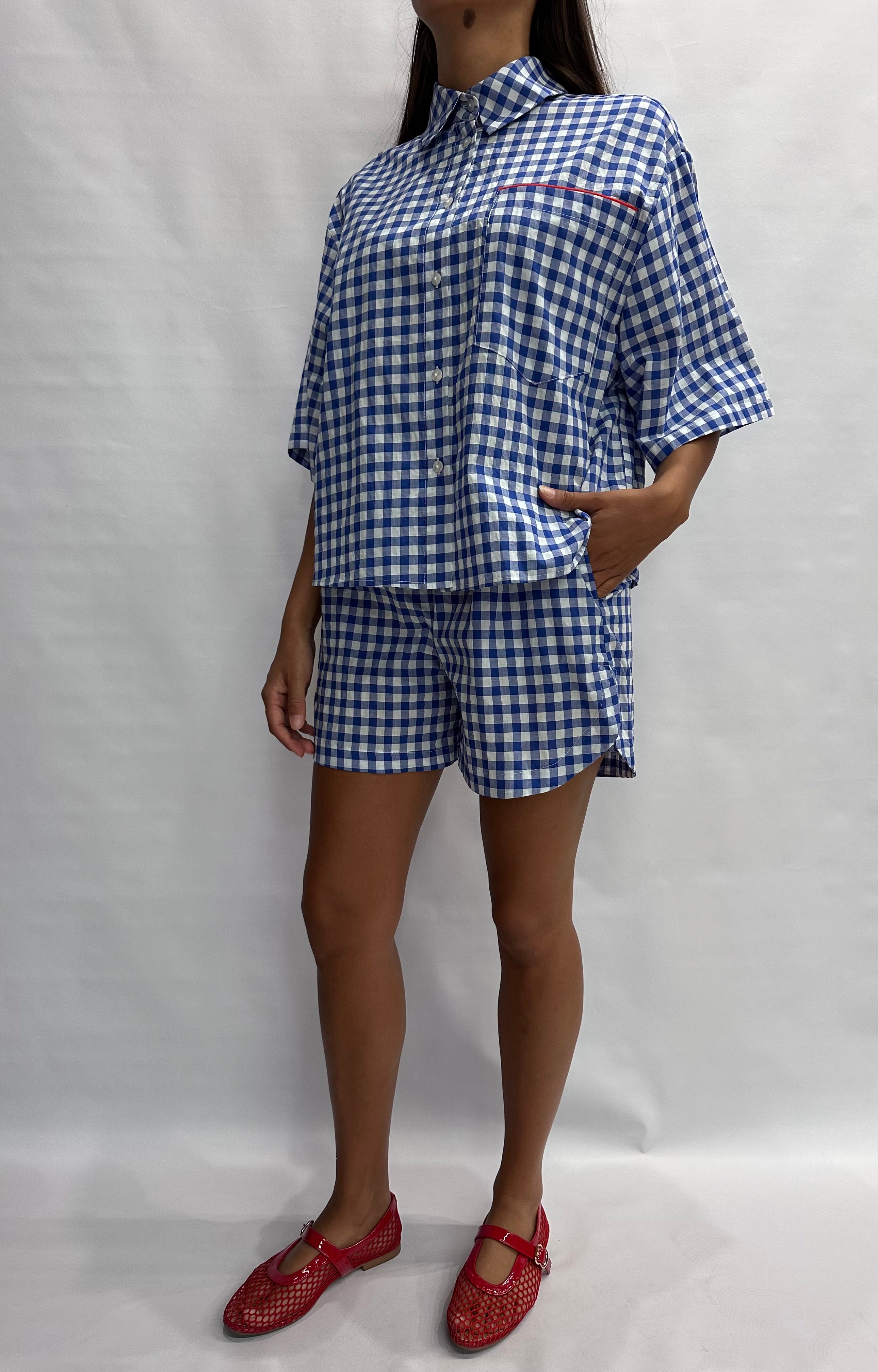 Coordinato TENSIONE IN a quadratini, COD: 26S5486 E 26C5410