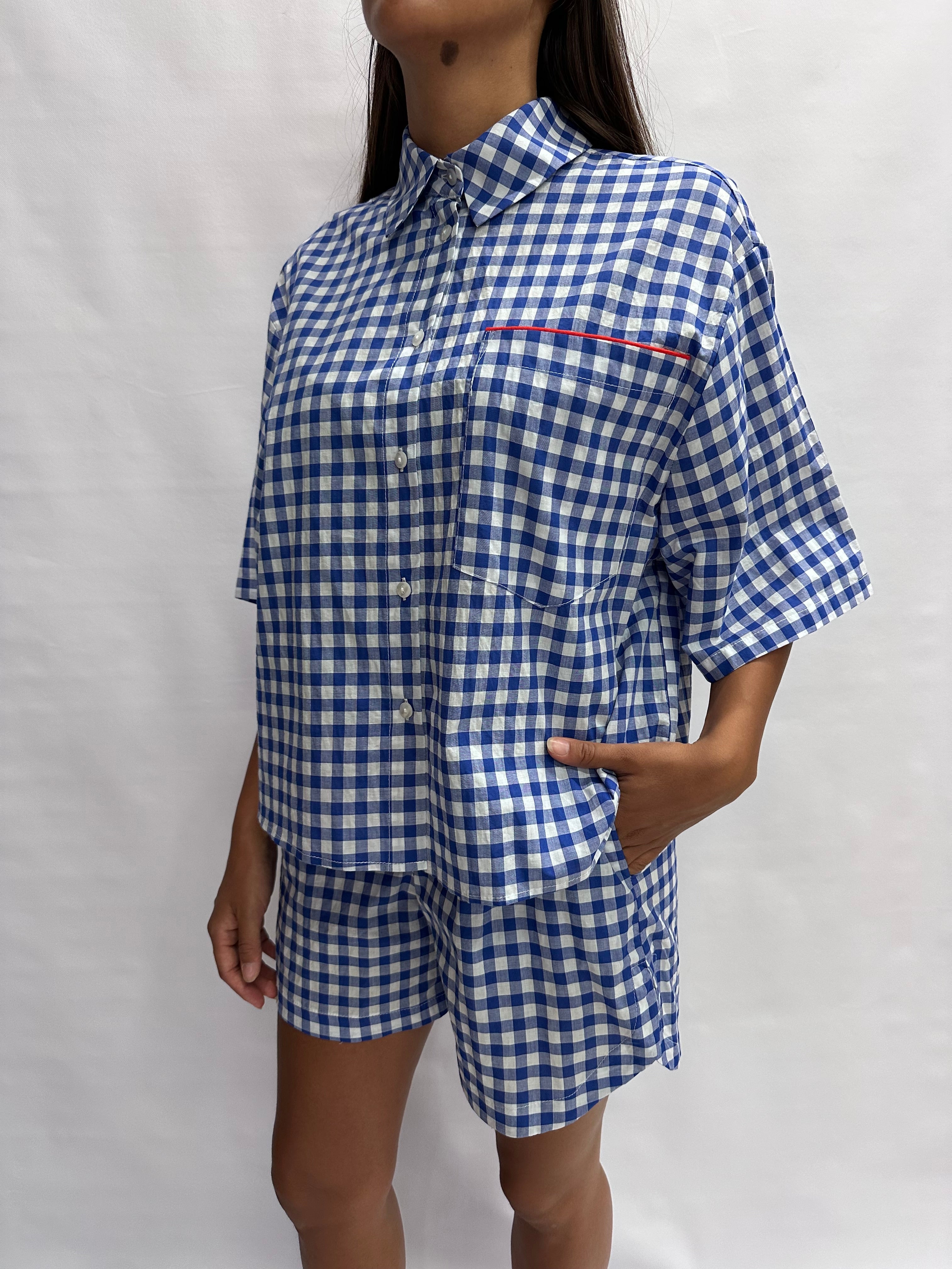 Coordinato TENSIONE IN a quadratini, COD: 26S5486 E 26C5410