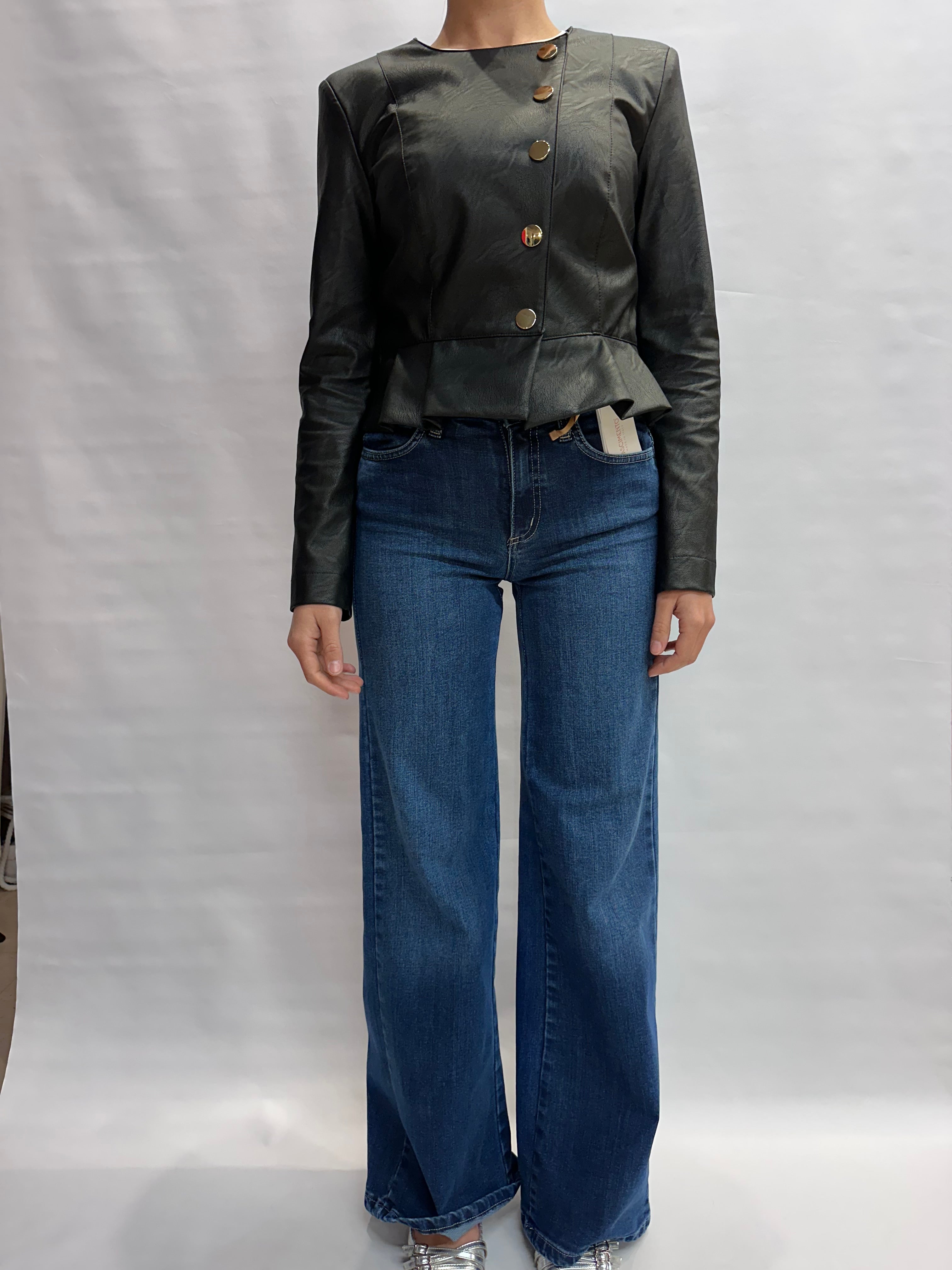 Jeans RINASCIMENTO a palazzo  COD: CFC0127396003