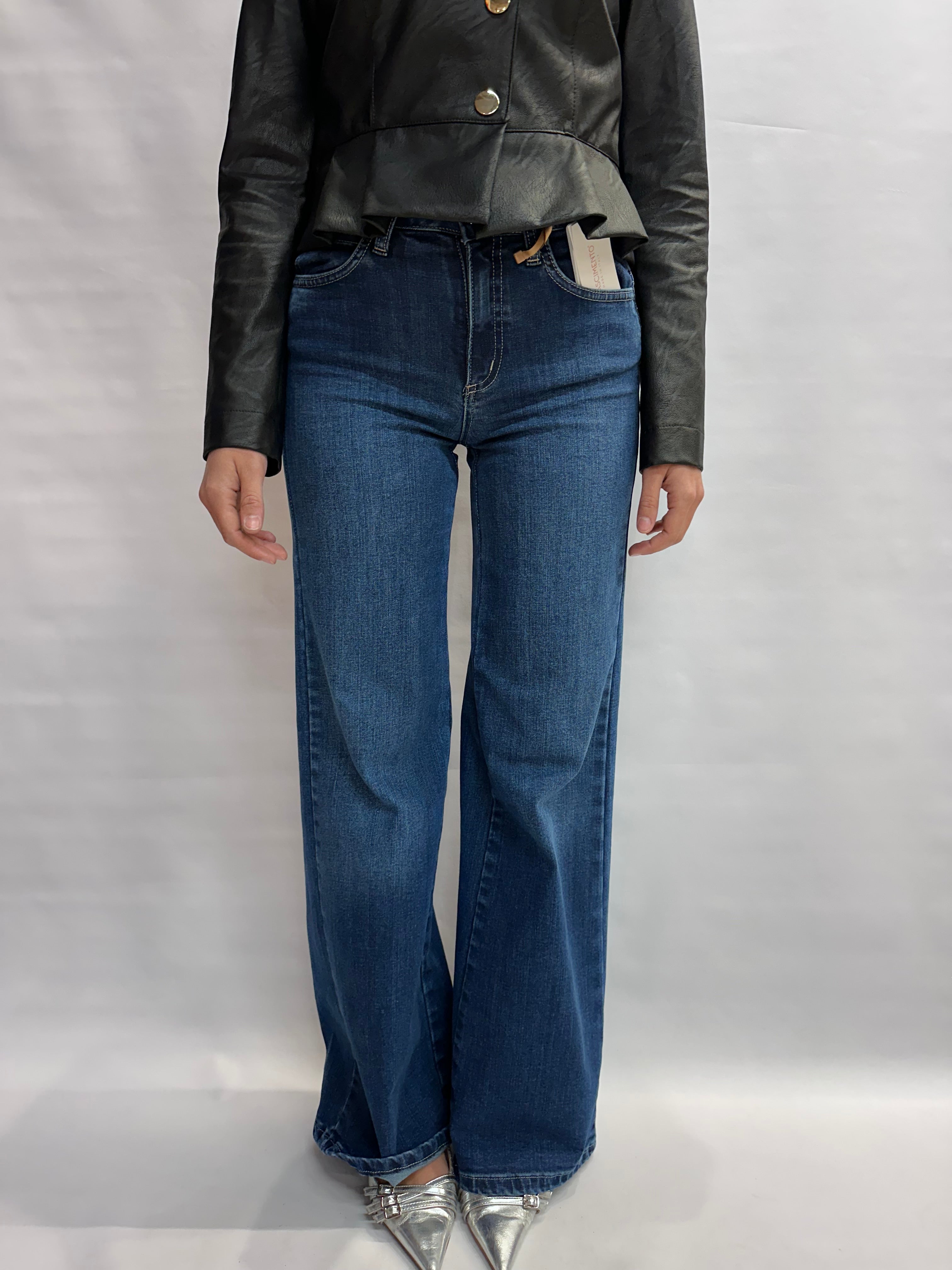 Jeans RINASCIMENTO a palazzo  COD: CFC0127396003