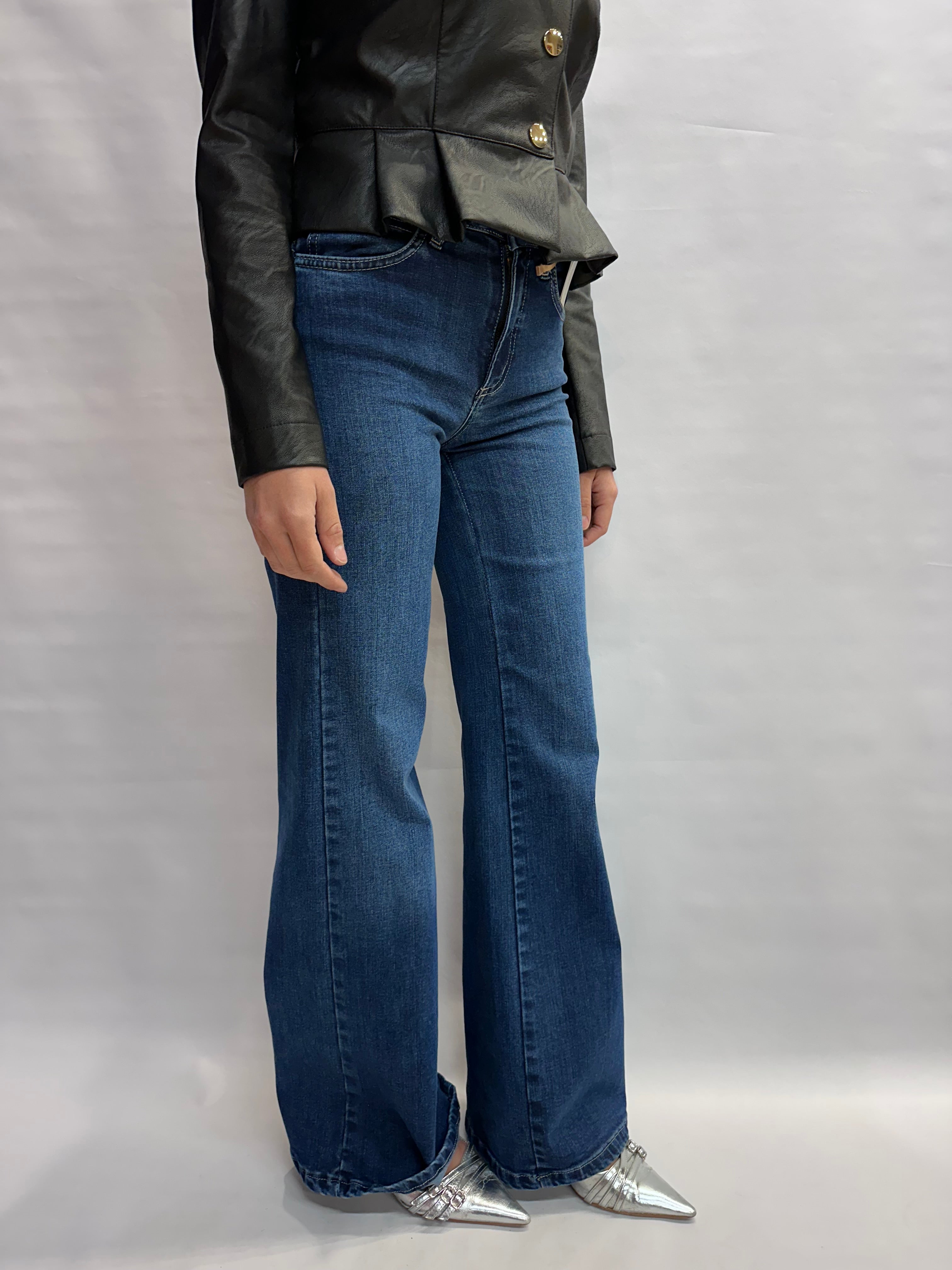 Jeans RINASCIMENTO a palazzo  COD: CFC0127396003