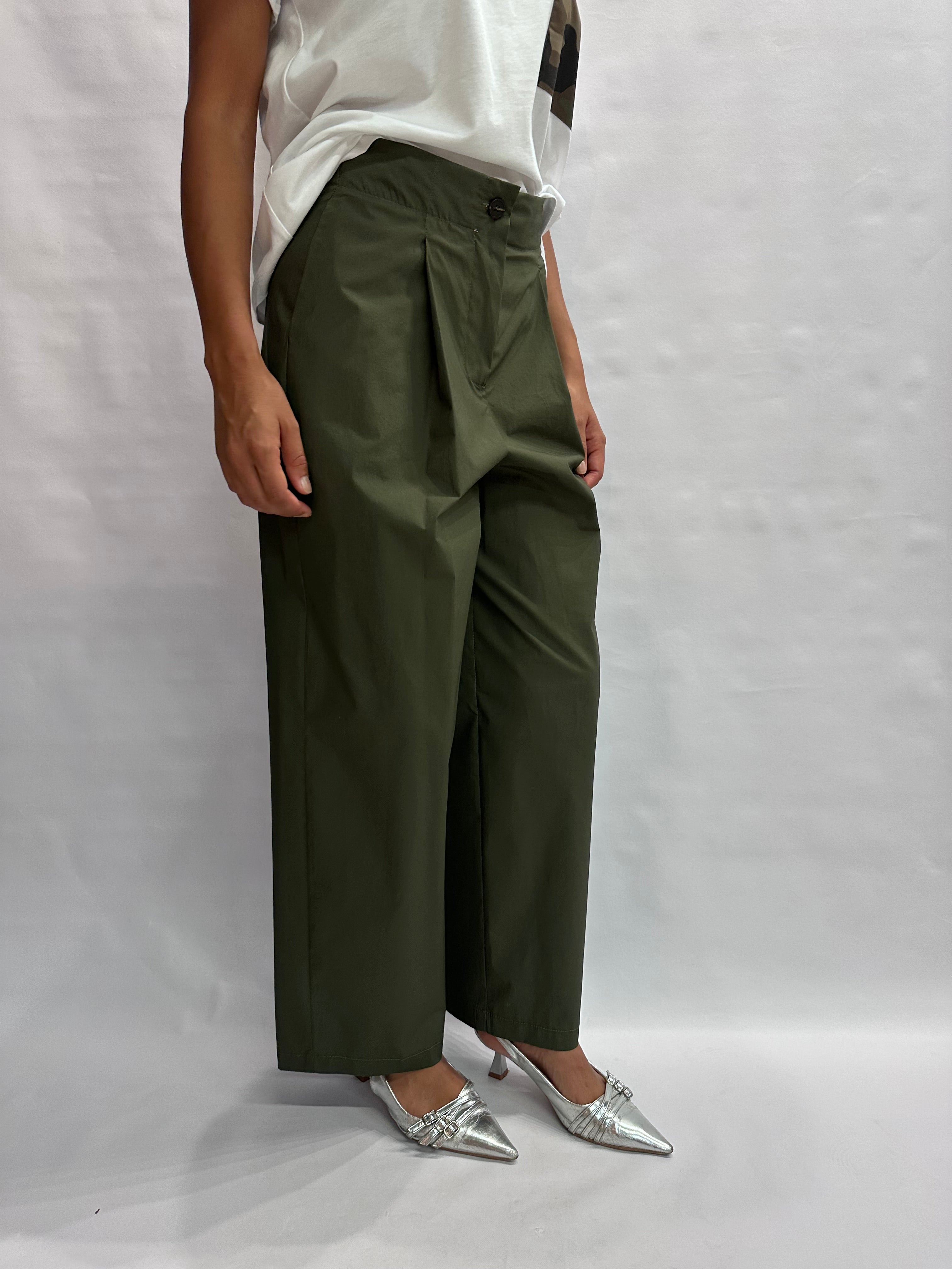 Pantalone TENSIONE IN leggero, modello balloon con pences - COD: 26P5146