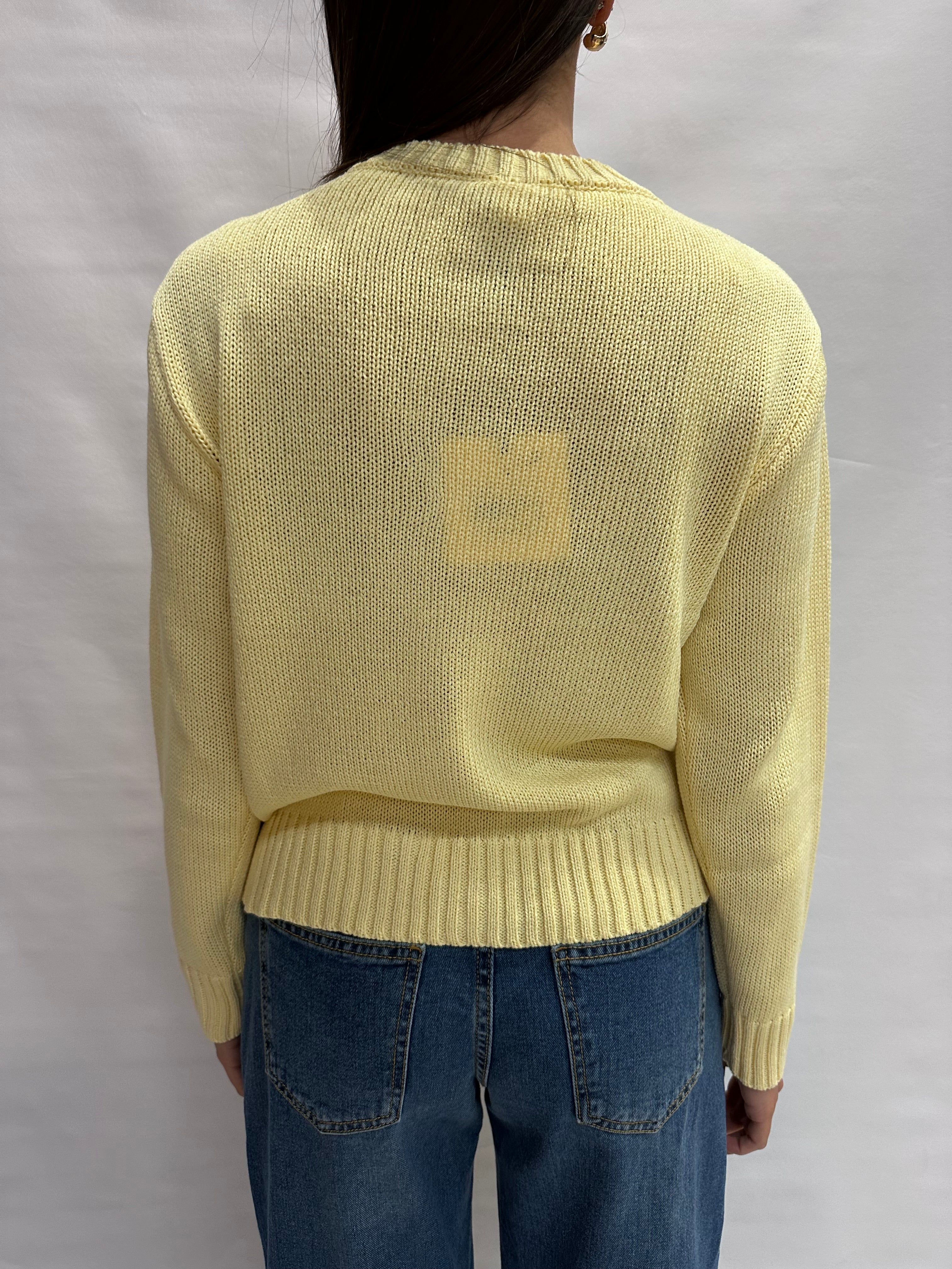 Cardigan TENSIONE IN con chiusura a bottoni centrali- COD: D90182
