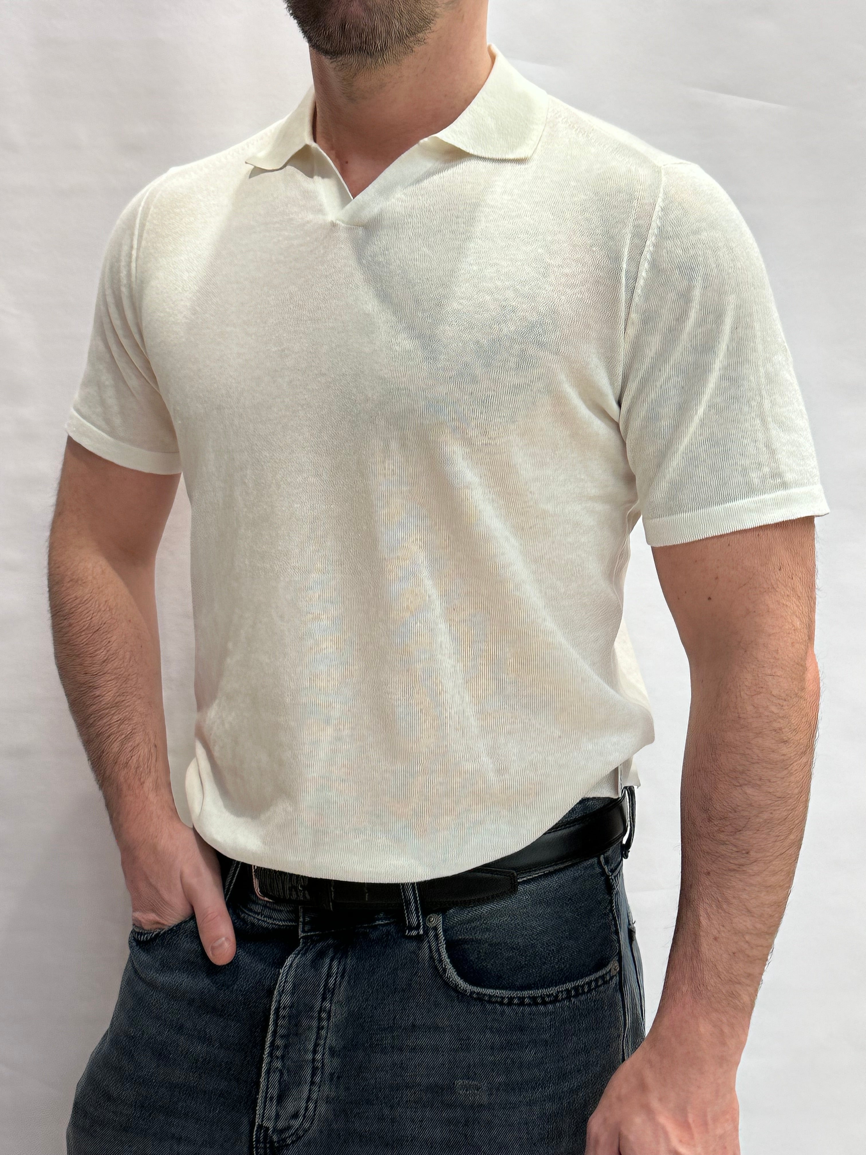 Polo BL11  in Cotone leggerissimo, manica corta - Cod: 261047173