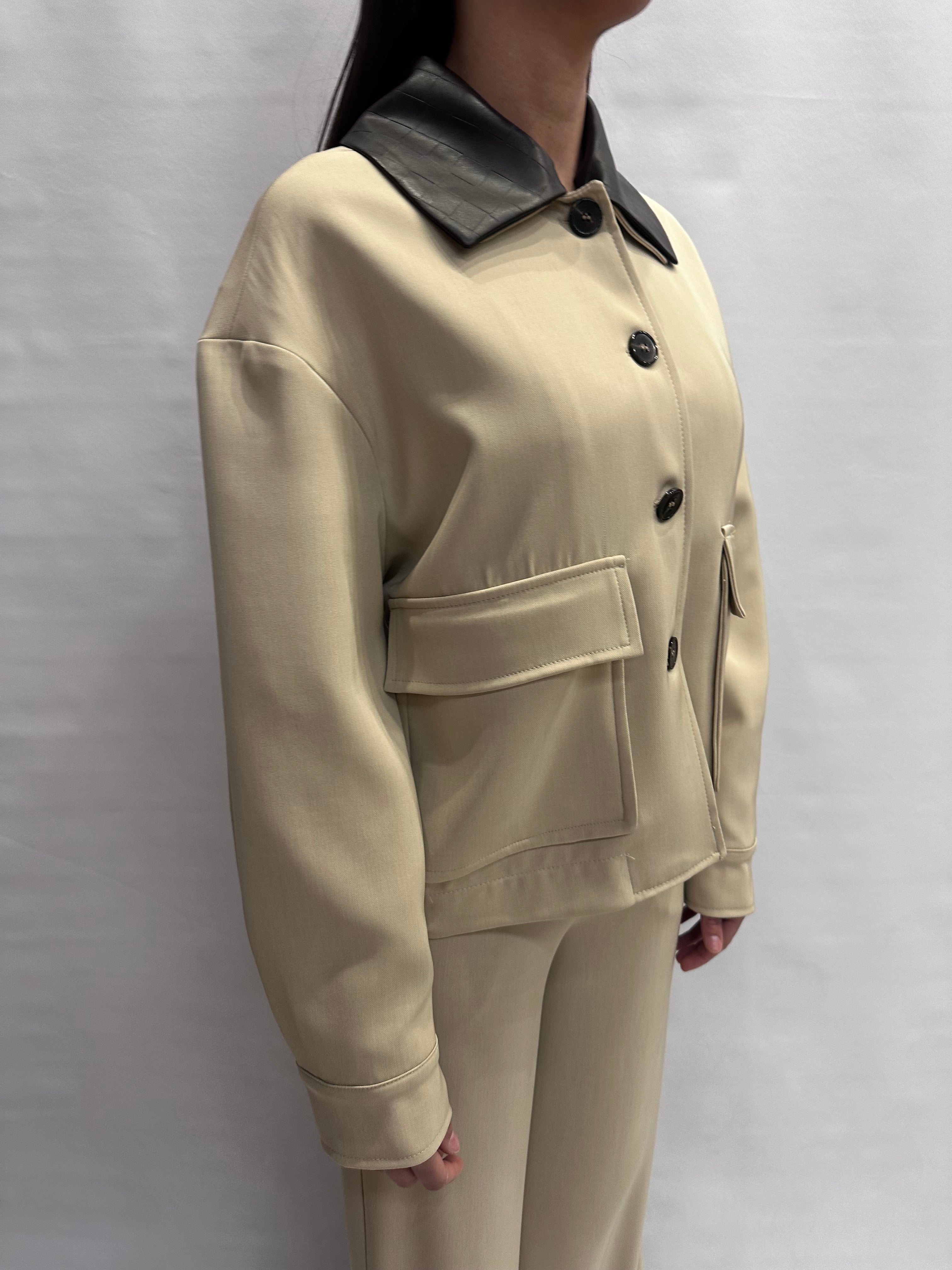 Giacca/Sahariana TENSIONE IN in fluido disponibile anche con pantalone in coordinato - COD: 26B4159