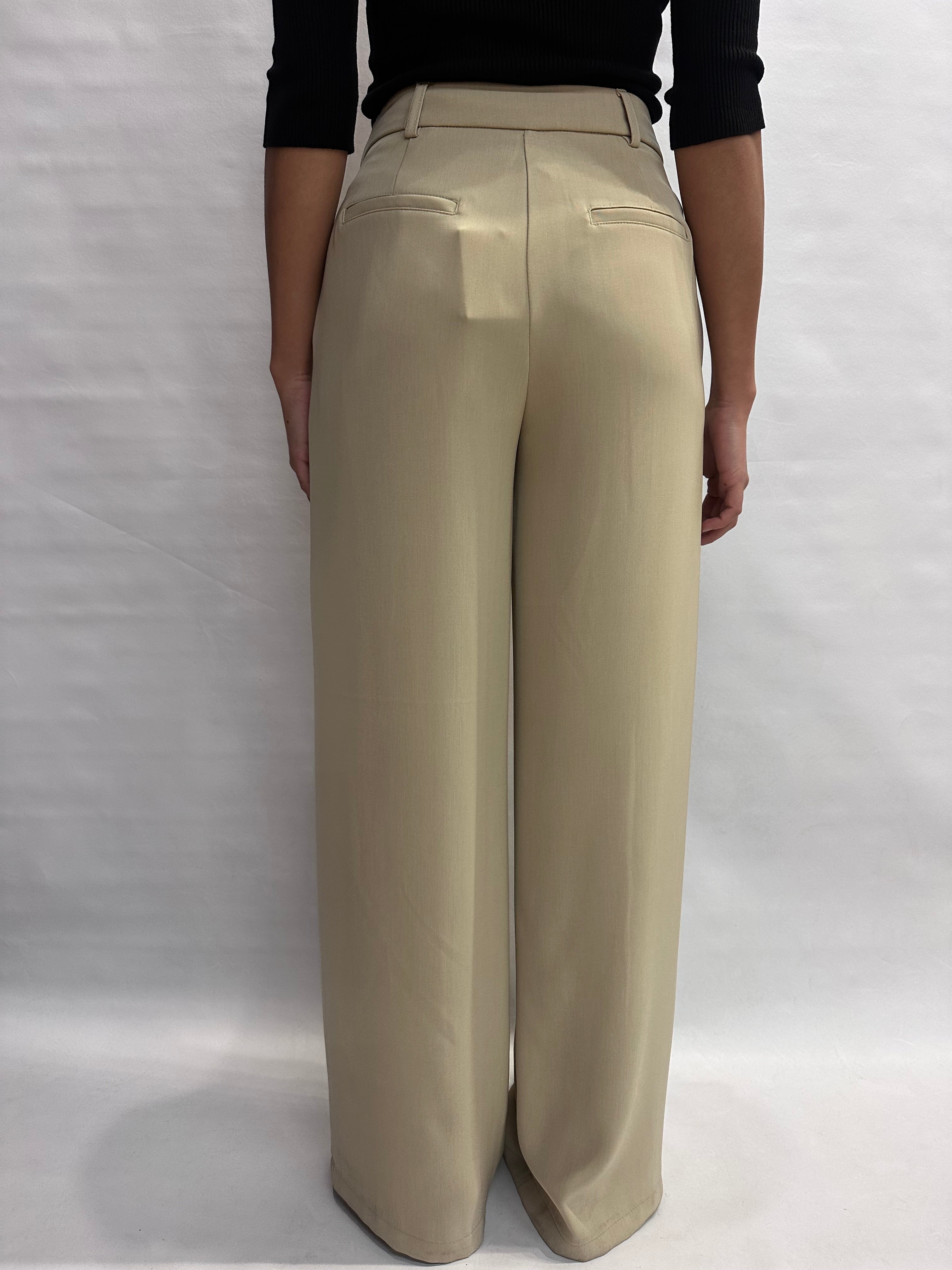 Pantalone TENSIONE IN in tessuto fluido a palazzo disponibile anche con giacca in coordinato - COD: 26P4174
