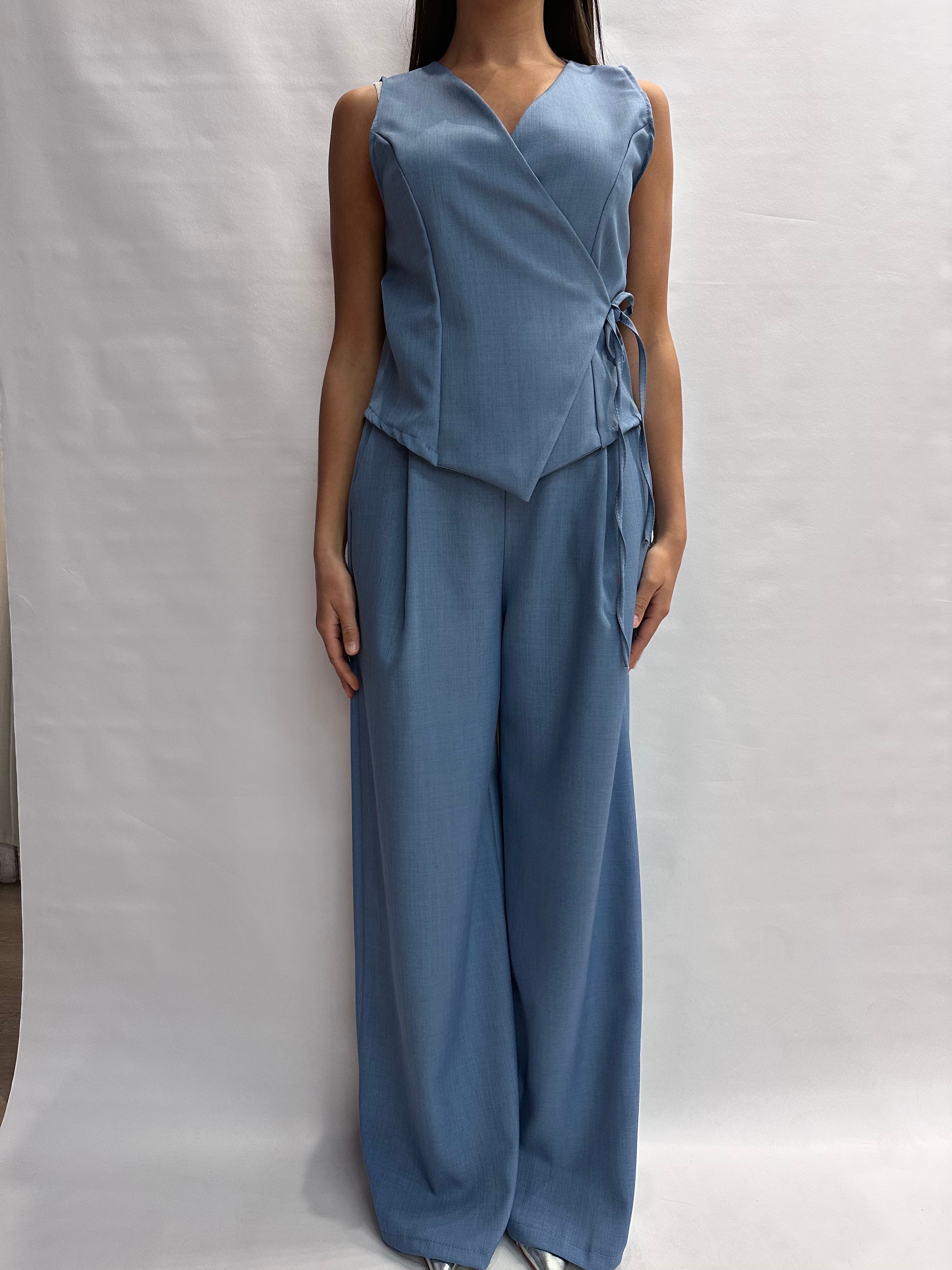 Coordinato NO BRAND composto da pantalone e gilet , COD: U13132 E U13133