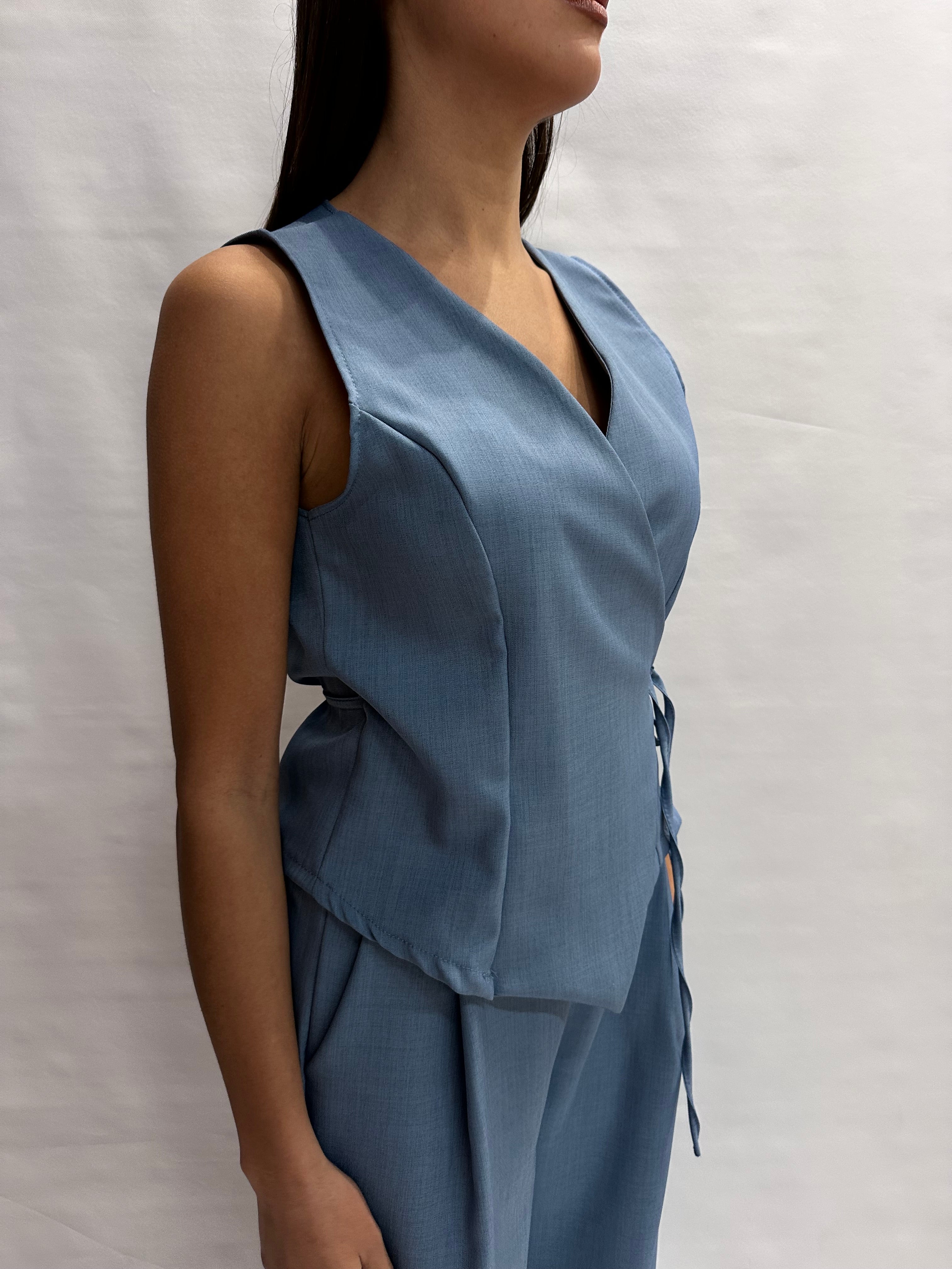 Coordinato NO BRAND composto da pantalone e gilet , COD: U13132 E U13133