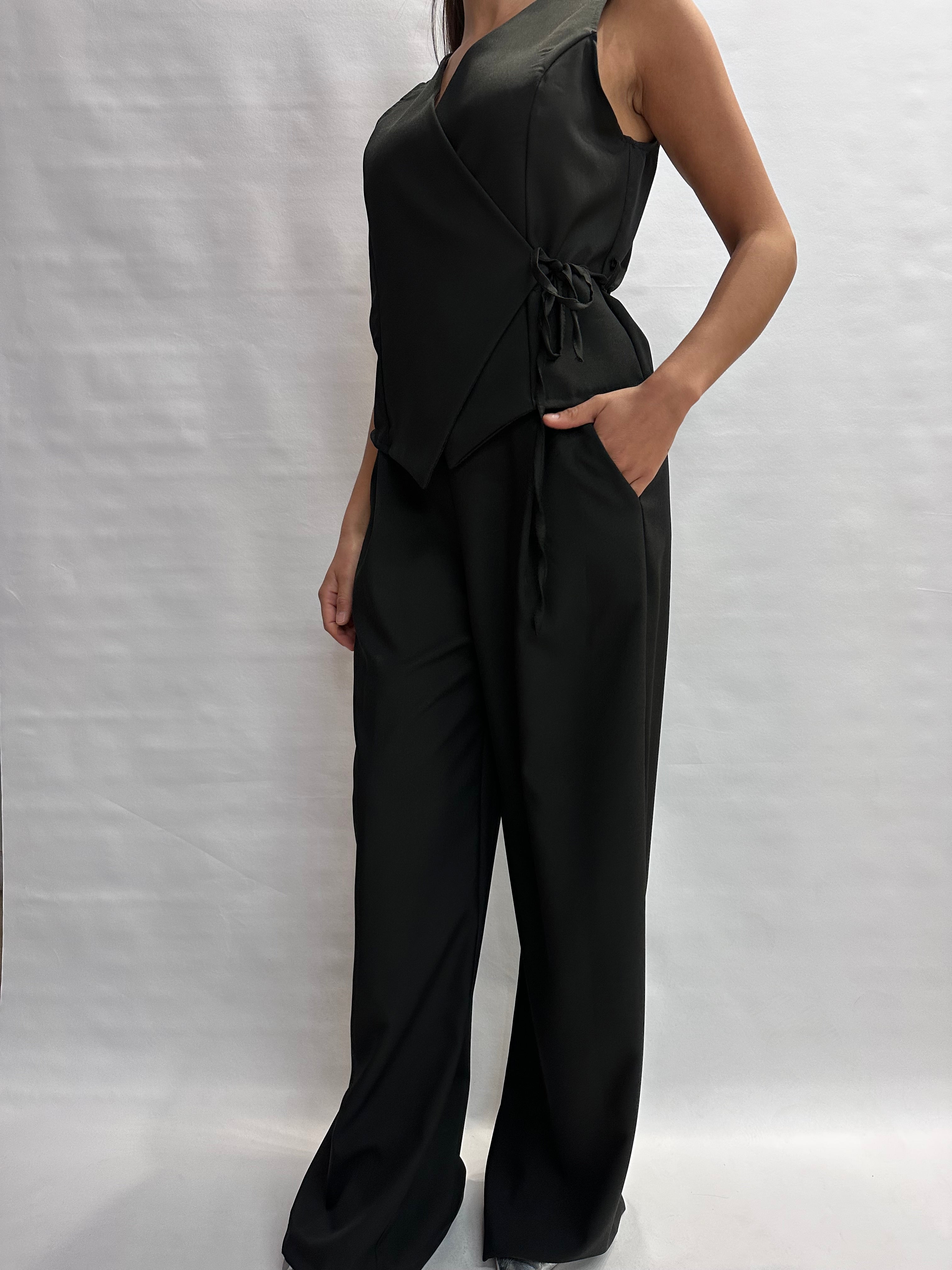 Coordinato NO BRAND composto da pantalone e gilet , COD: U13132 E U13133