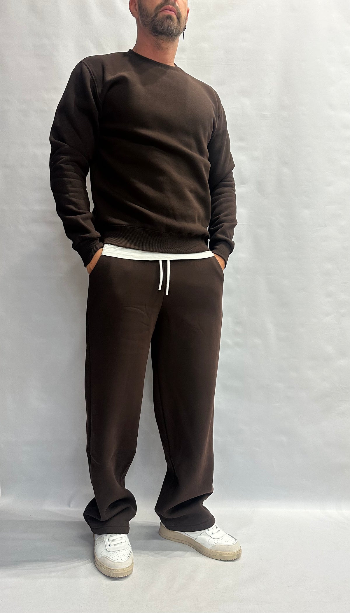 Felpa BERNA girocollo, senza cappuccio, interno felpato disponibile anche con pantalone in coordinato , COD: 262072134