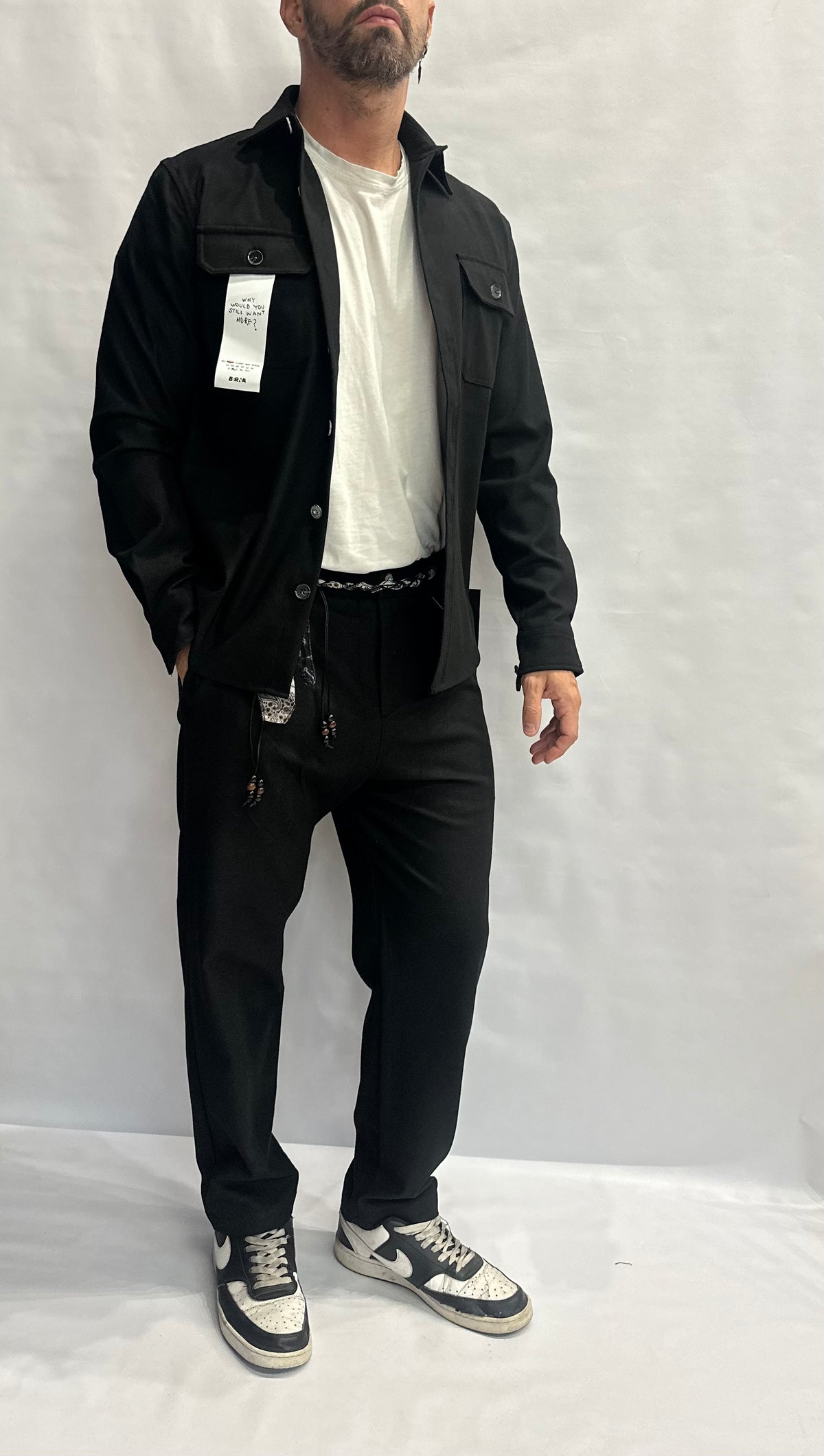 Coordinato BERNA color Nero - COD: 2623011 E 2623001