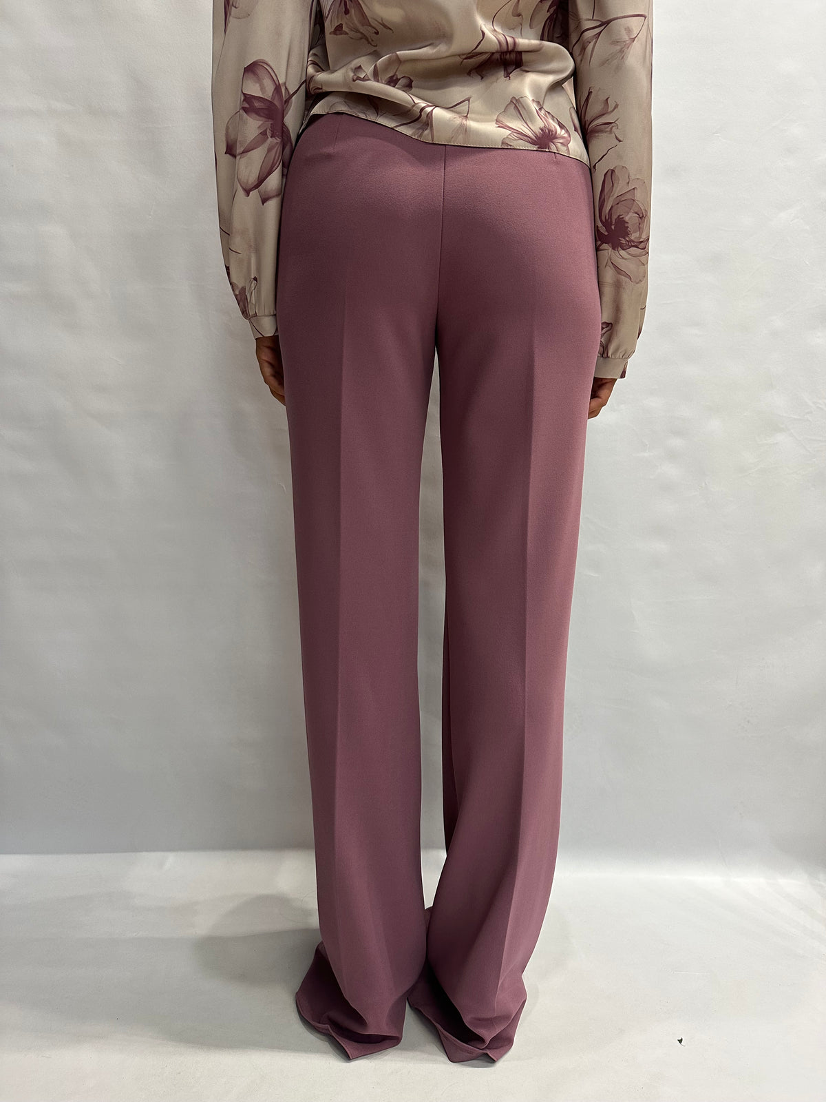 Pantalone RINASCIMENTO in crêpe a palazzo disponibile anche con giacca in coordinato COD: CFC0130162003