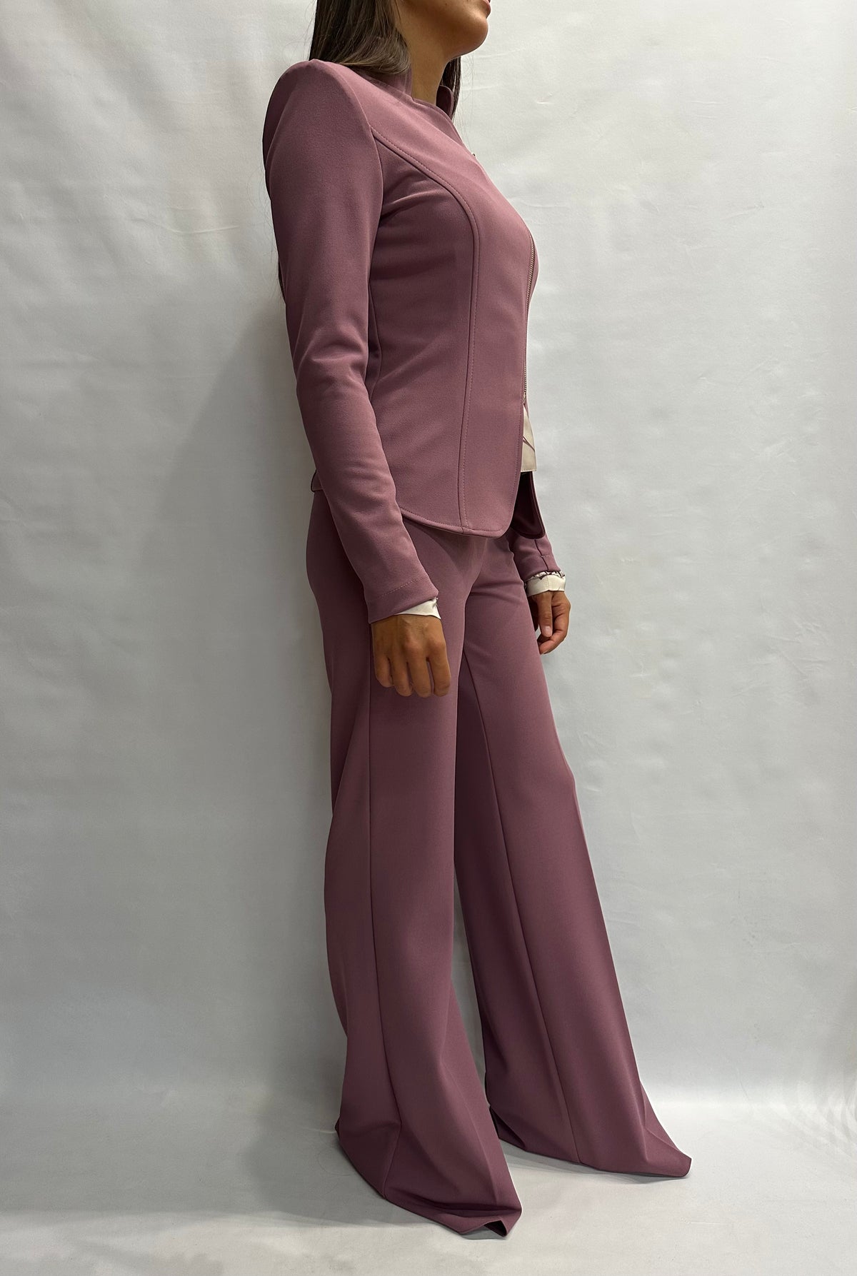 Giacca RINASCIMENTO  in crêpe disponibile con pantalone in coordinato - COD: CFC0130203003