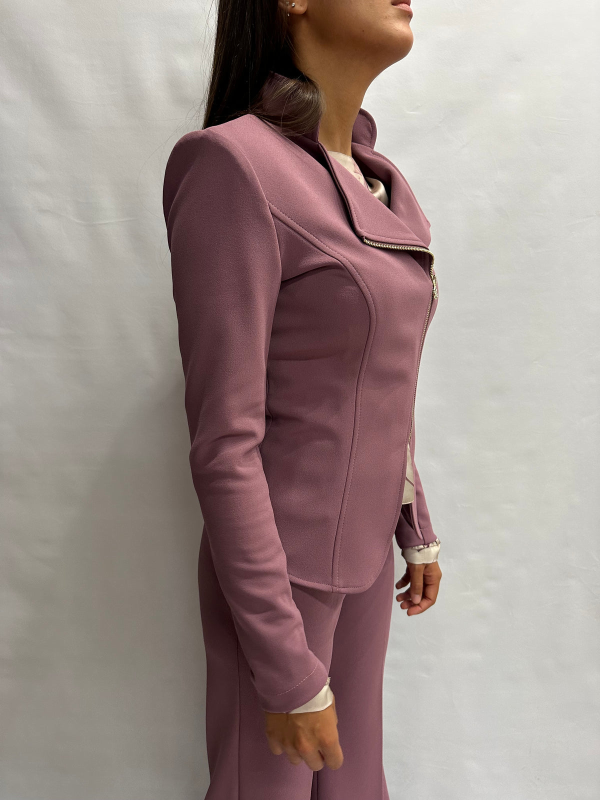 Giacca RINASCIMENTO  in crêpe disponibile con pantalone in coordinato - COD: CFC0130203003