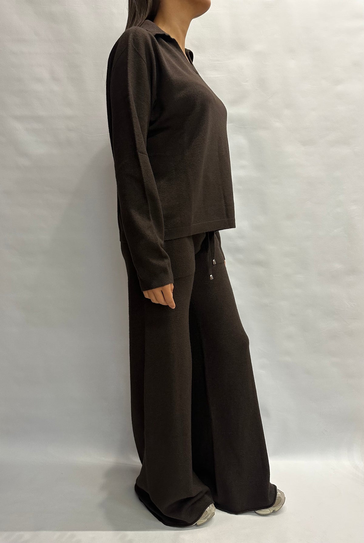 Coordinato BLUEJOINT in maglia composto da pantalone a zampa e polo , COD: 570145 E 520913