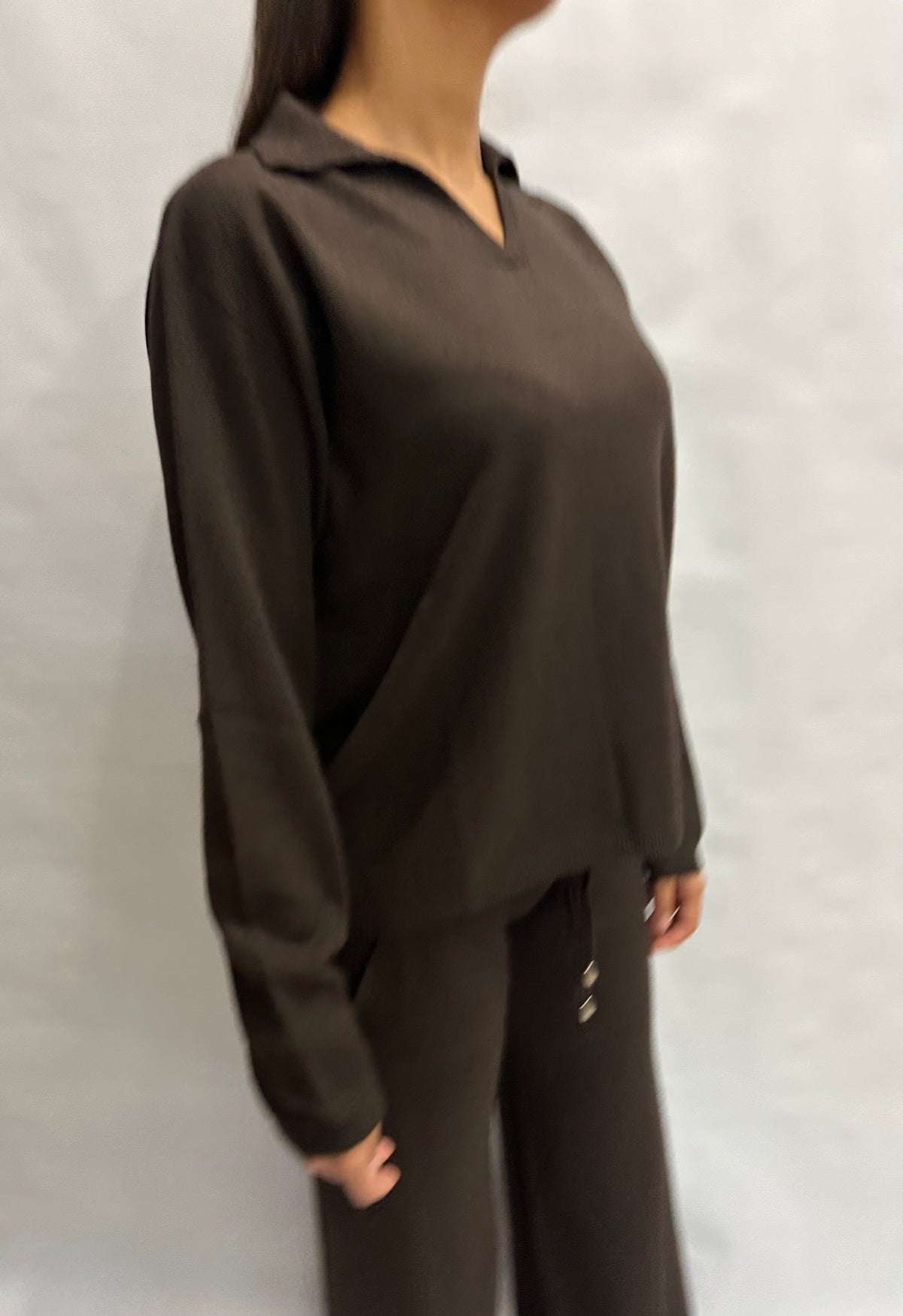 Coordinato BLUEJOINT in maglia composto da pantalone a zampa e polo , COD: 570145 E 520913