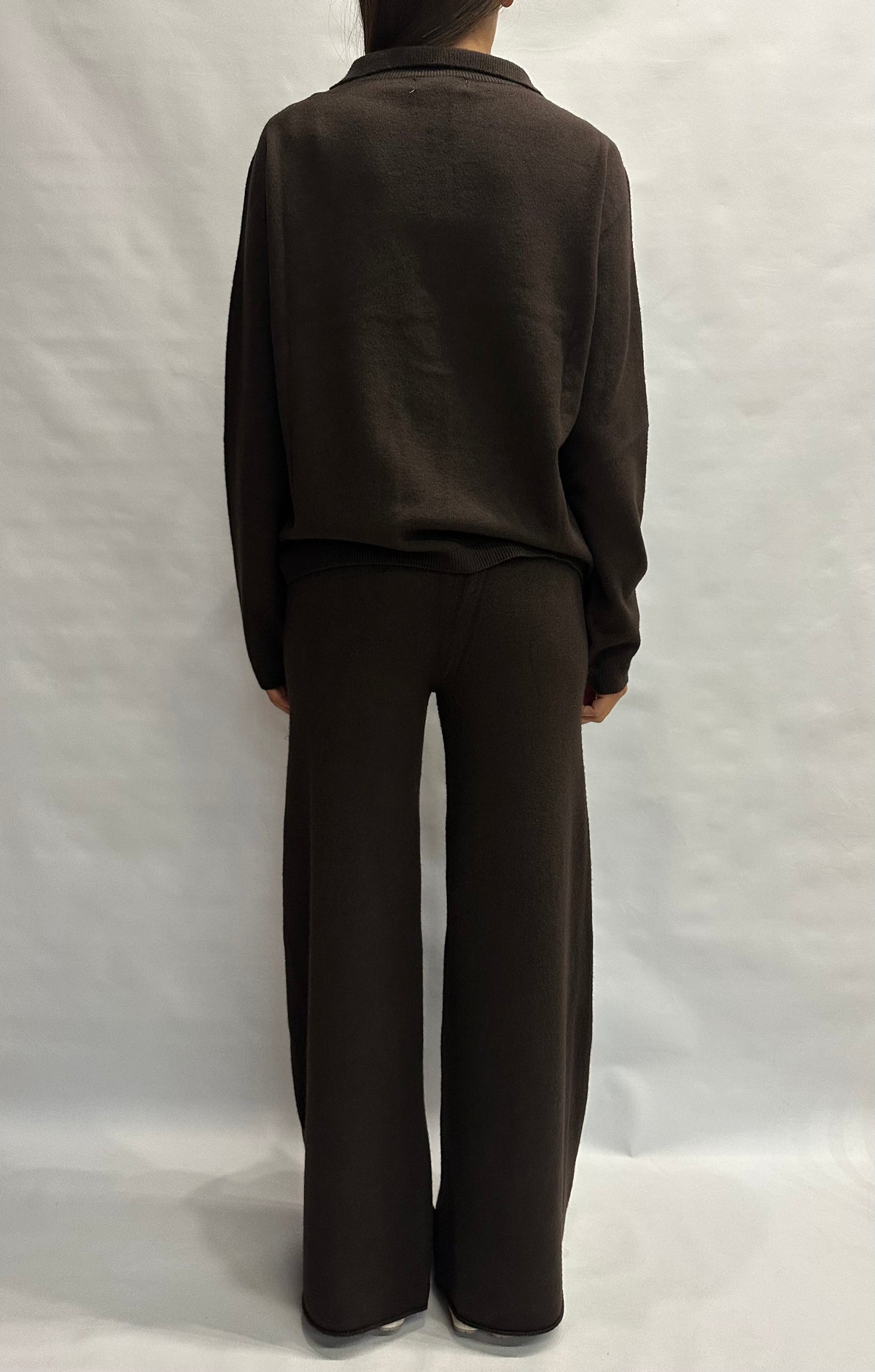 Coordinato BLUEJOINT in maglia composto da pantalone a palazzo e polo , COD: 370176 E 520913