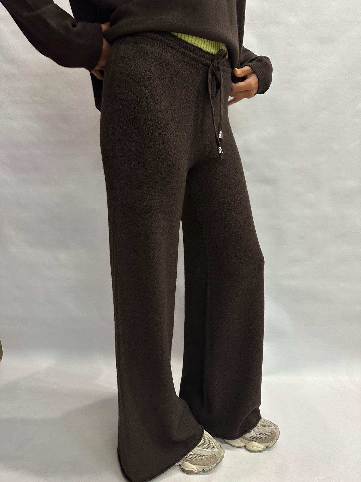 Coordinato BLUEJOINT in maglia composto da pantalone a palazzo e polo , COD: 370176 E 520913