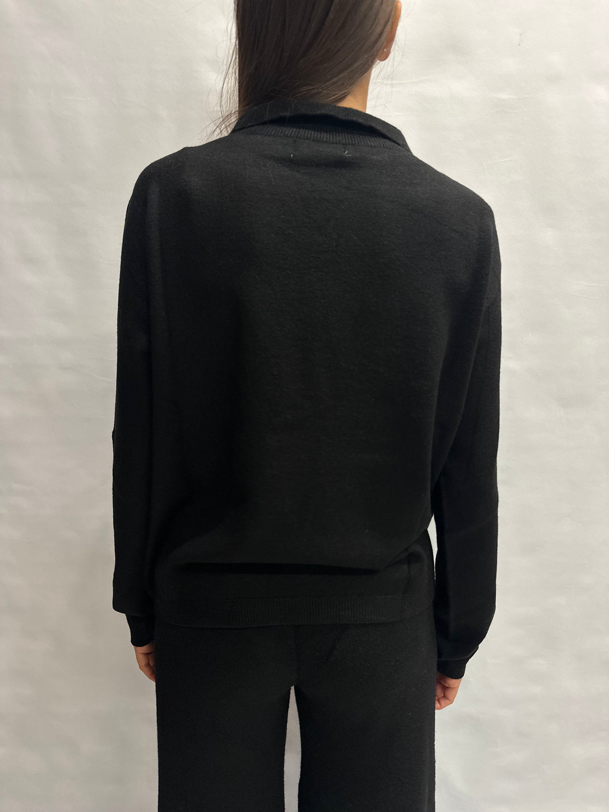 Coordinato BLUEJOINT in maglia composto da pantalone a palazzo e polo , COD: 370176 E 520913