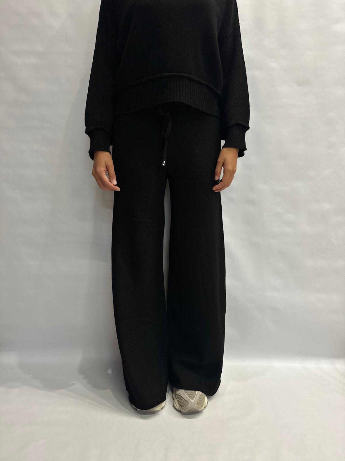 Coordinato BLUEJOINT in maglia composto da pantalone a palazzo e polo , COD: 370176 E 520913