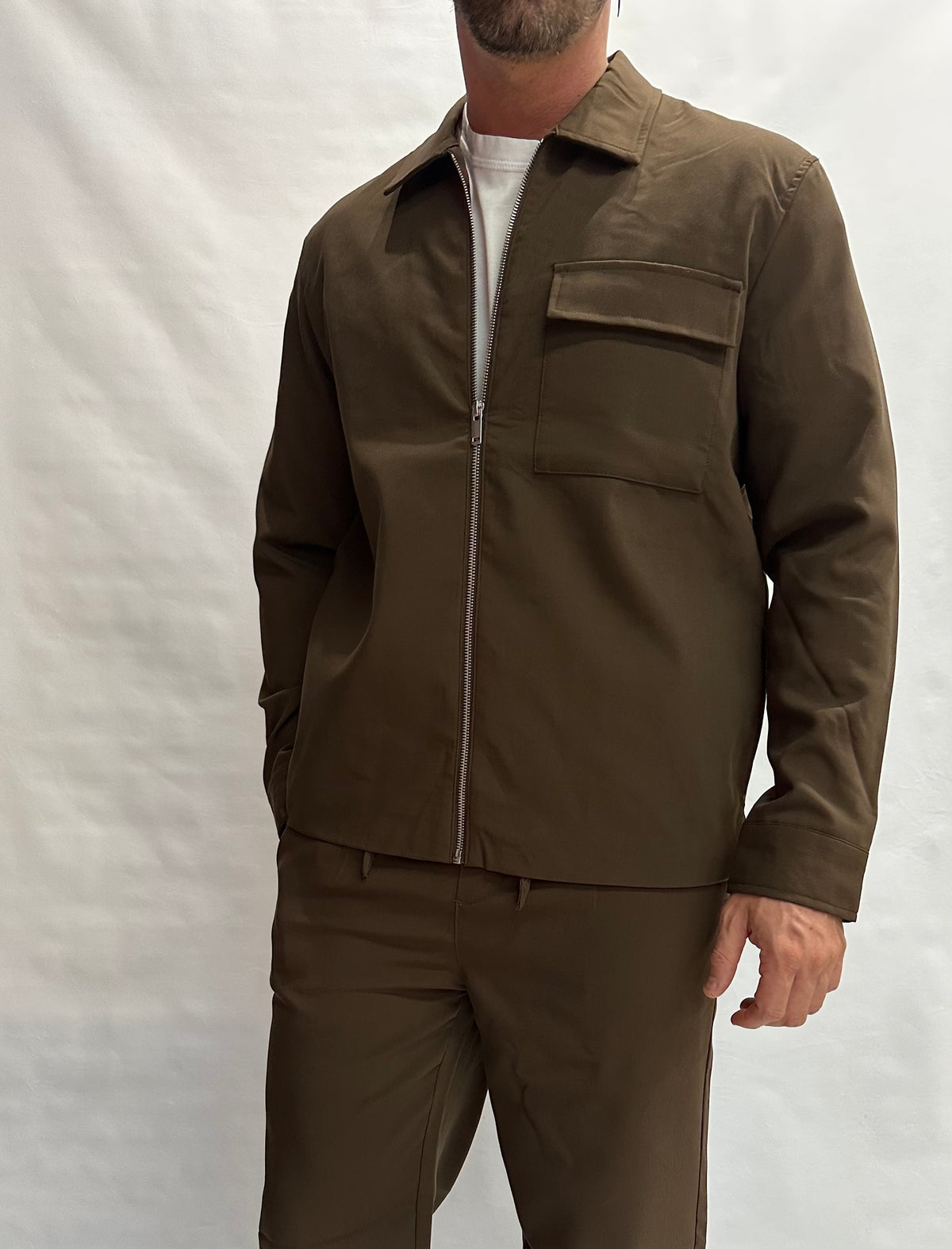 Sahariana ONLY&SONS con chiusura a cerniera disponibile anche con pantalone in coordinato - Cod: 22038673
