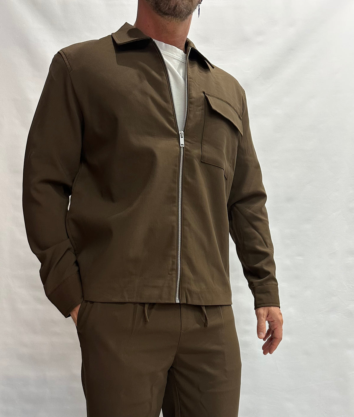 Sahariana ONLY&SONS con chiusura a cerniera disponibile anche con pantalone in coordinato - Cod: 22038673