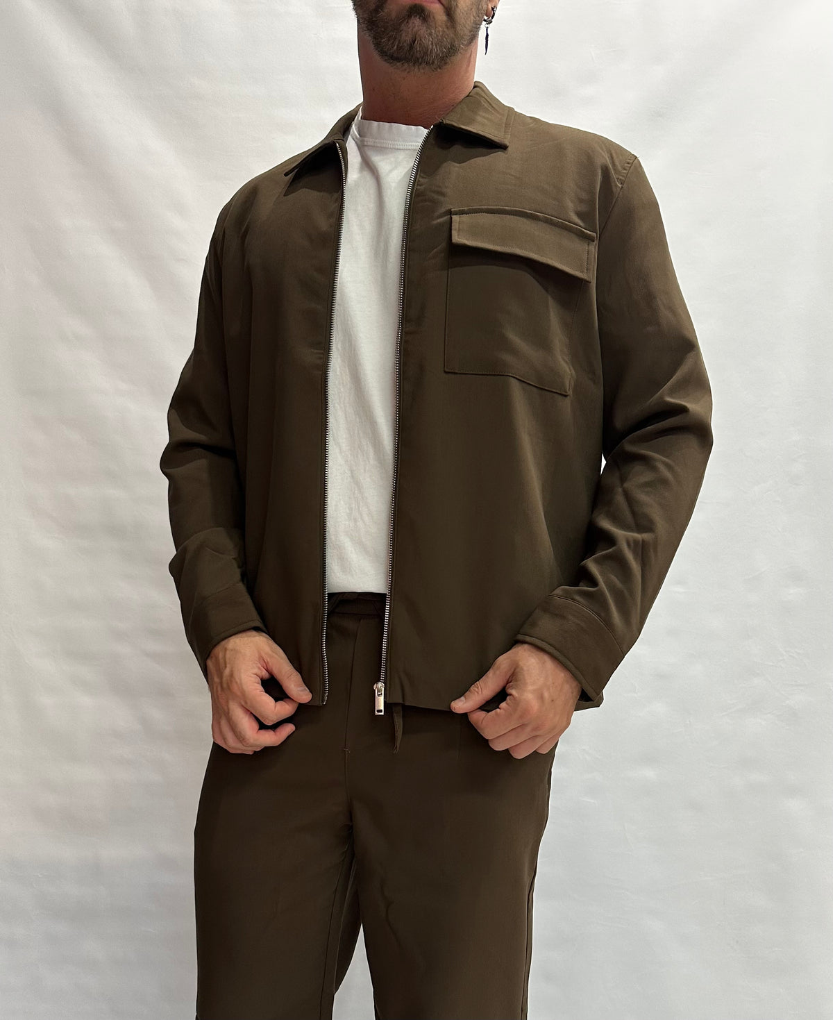Sahariana ONLY&SONS con chiusura a cerniera disponibile anche con pantalone in coordinato - Cod: 22038673