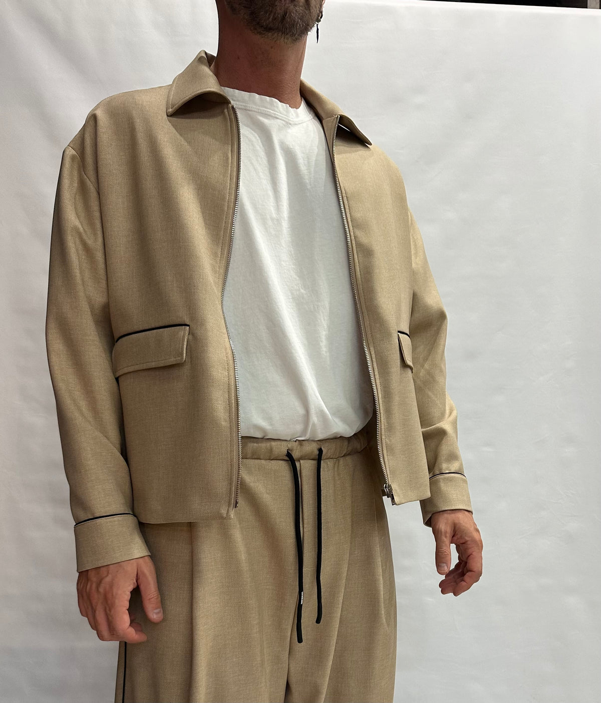 Sahariana IMPERIAL con chiusura a cerniera disponibile anche con pantalone in coordinato - Cod: VL50MCD