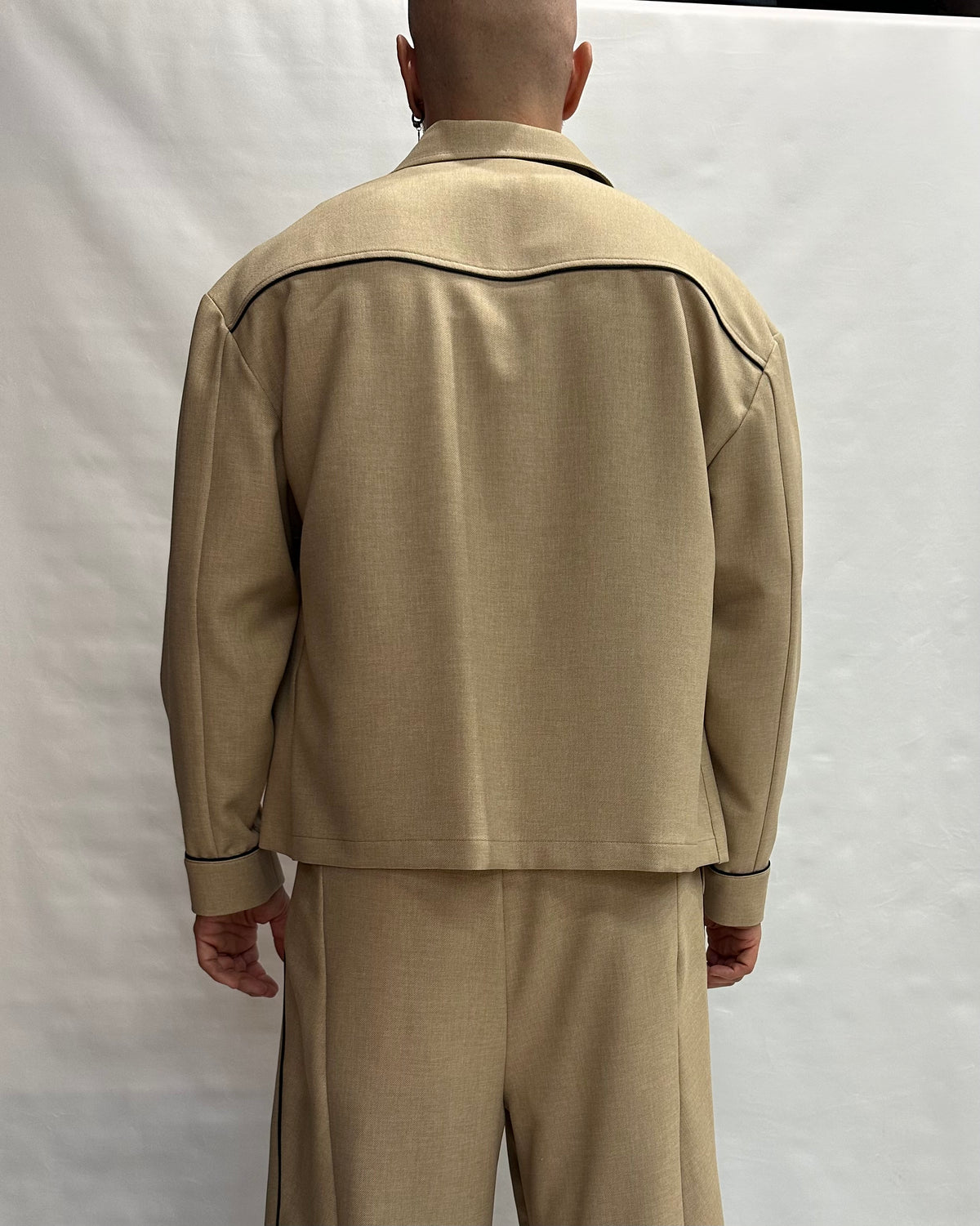 Sahariana IMPERIAL con chiusura a cerniera disponibile anche con pantalone in coordinato - Cod: VL50MCD