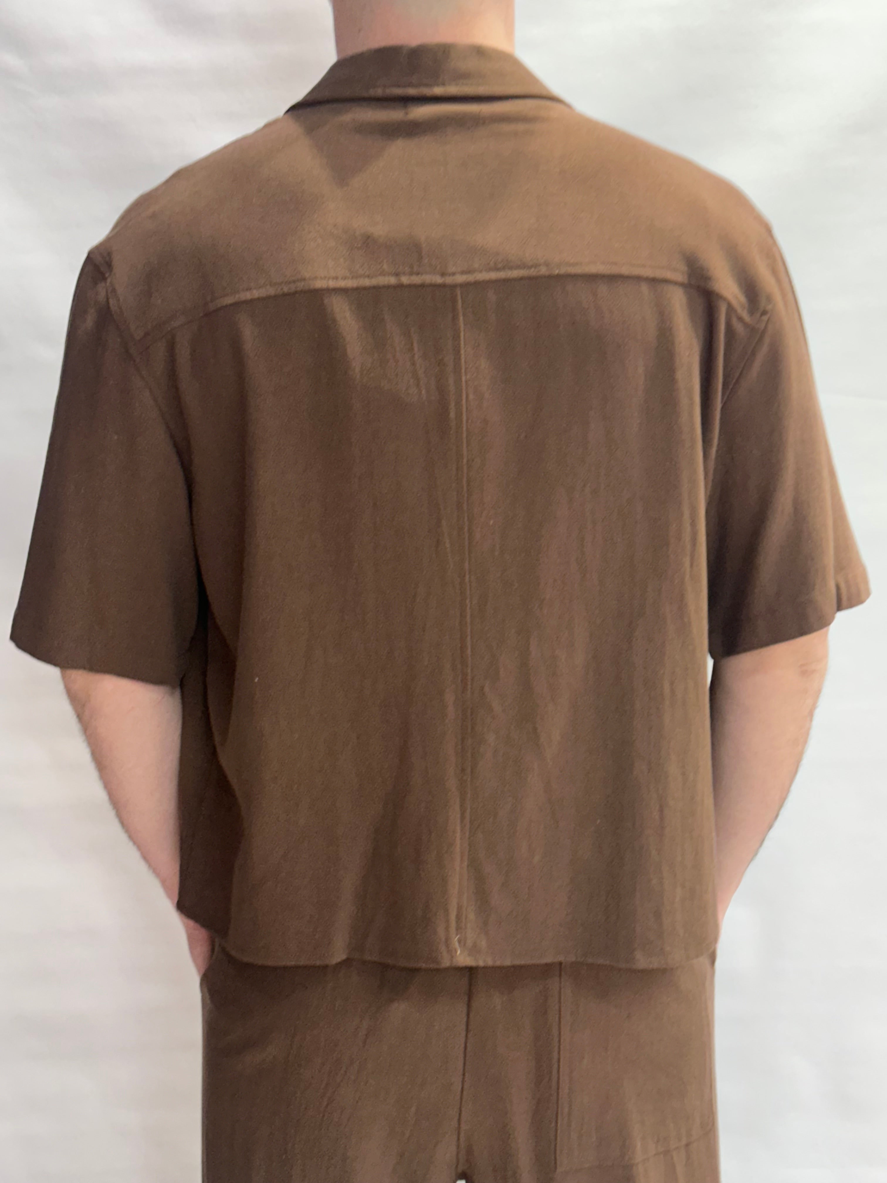 Camicia IMPERIAL cropped a manica corta disponibile anche con pantalone in coordinato - Cod: C87793XT15