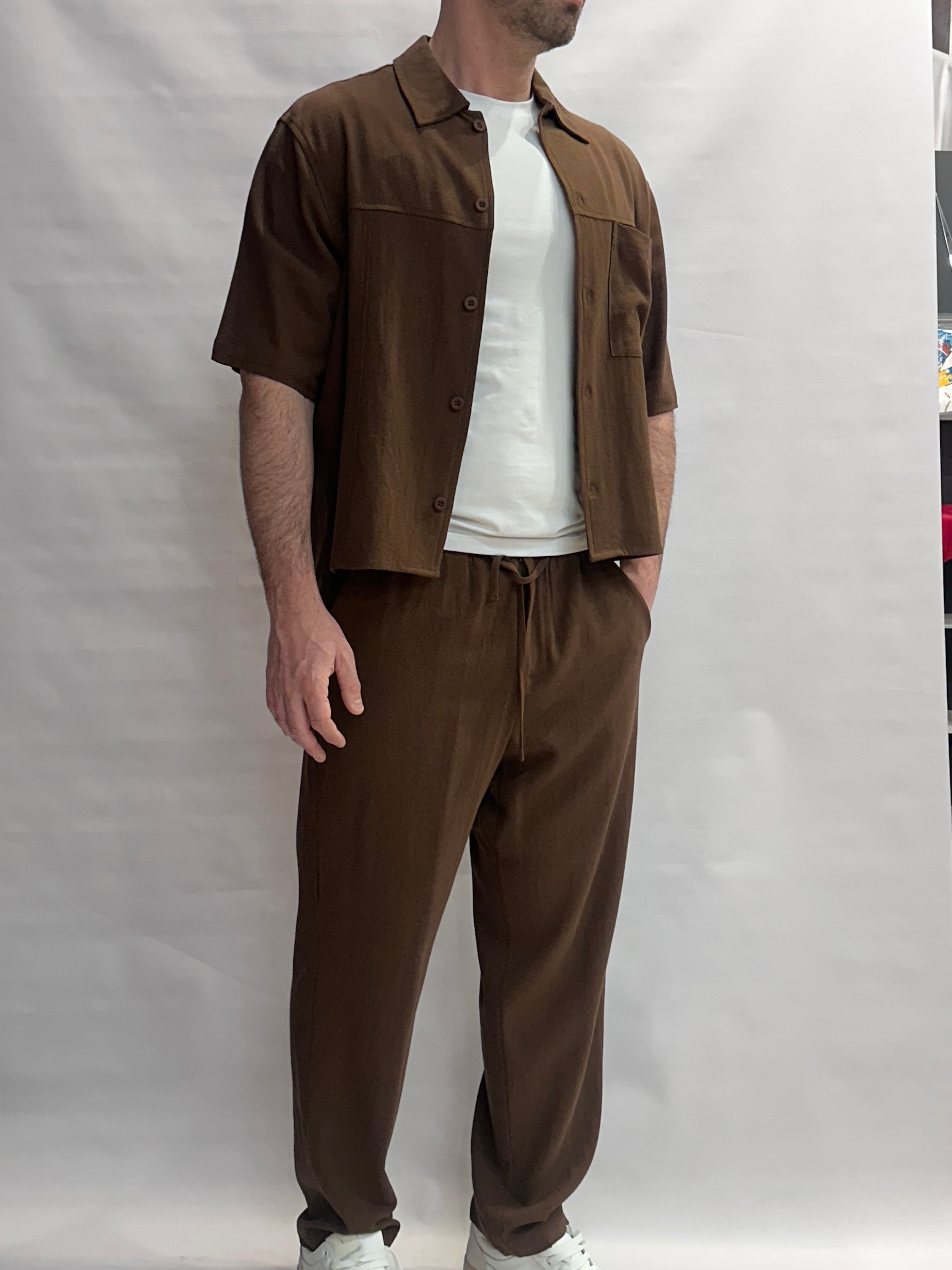 Coordinato IMPERIAL leggero in Cotone/Lino , COD: P89793XY12 E C87793XT15