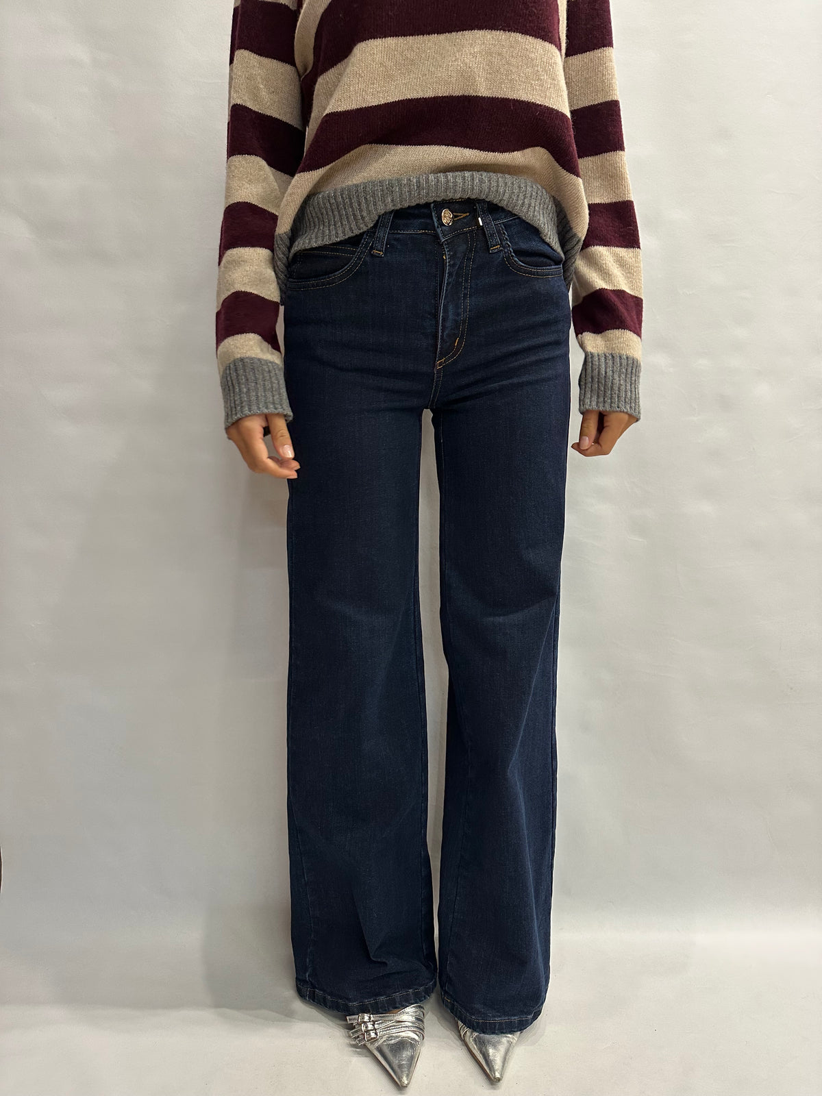 Jeans RINASCIMENTO a palazzo Blu Scuro -  COD: CFC0129938003