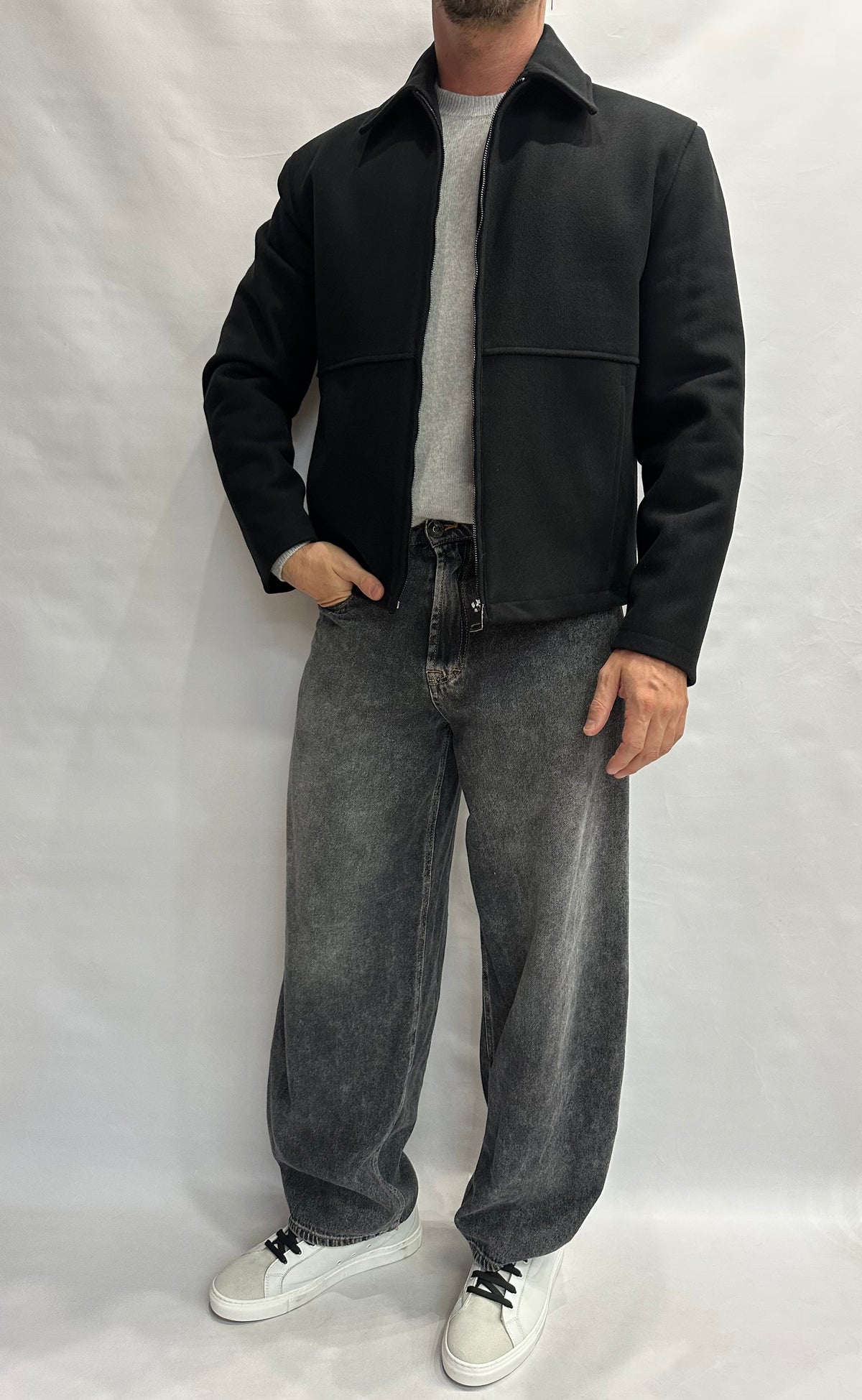 Jeans IMPERIAL 100% Cotone modello baggy, gamba rilassata, vita alta con lavaggio effetto vissuto - COD: PE8DMBDW5T