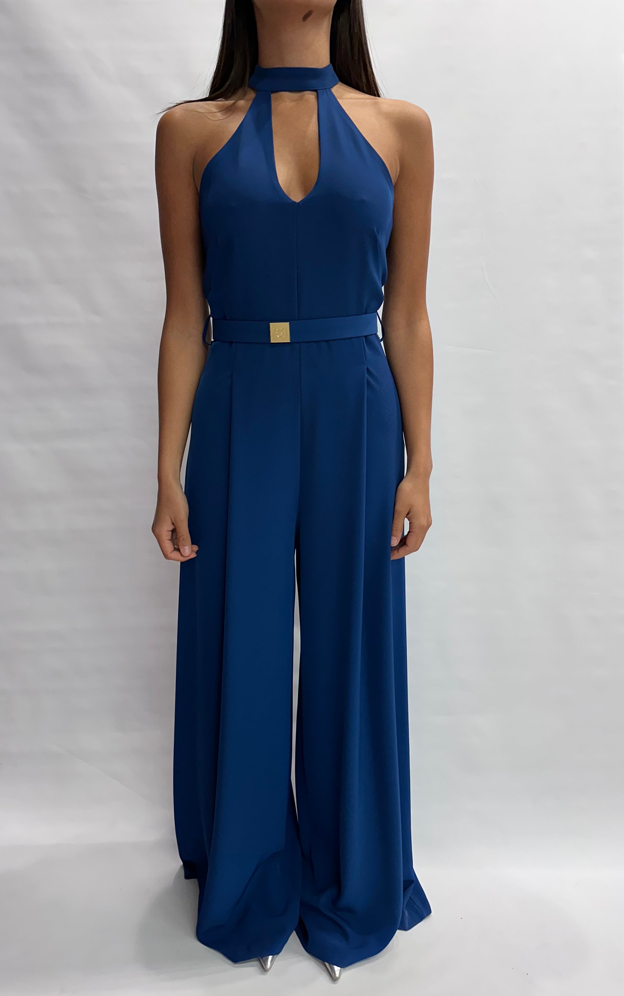 Tuta RINASCIMENTO lunga in fluido, con scollo all'americana - COD: CFC0128677003