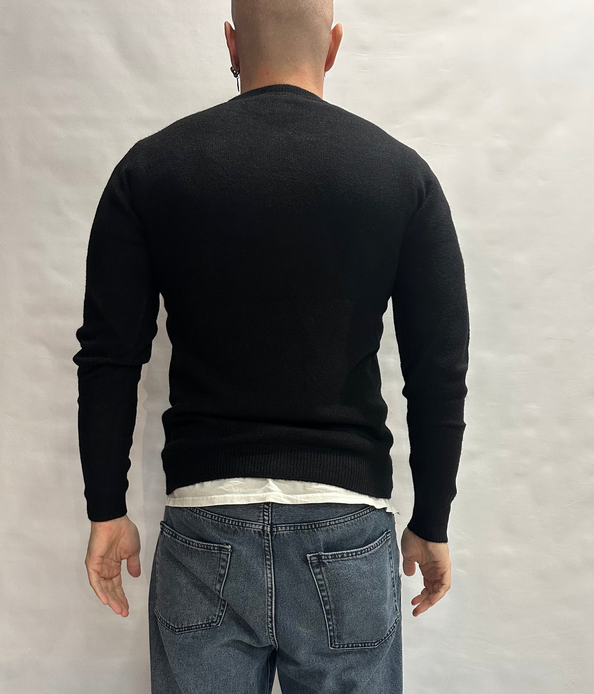 Maglione XAGON MAN girocollo, liscio e morbido al tatto, vestibilità asciutta elasticizzata, Cod: 248GR