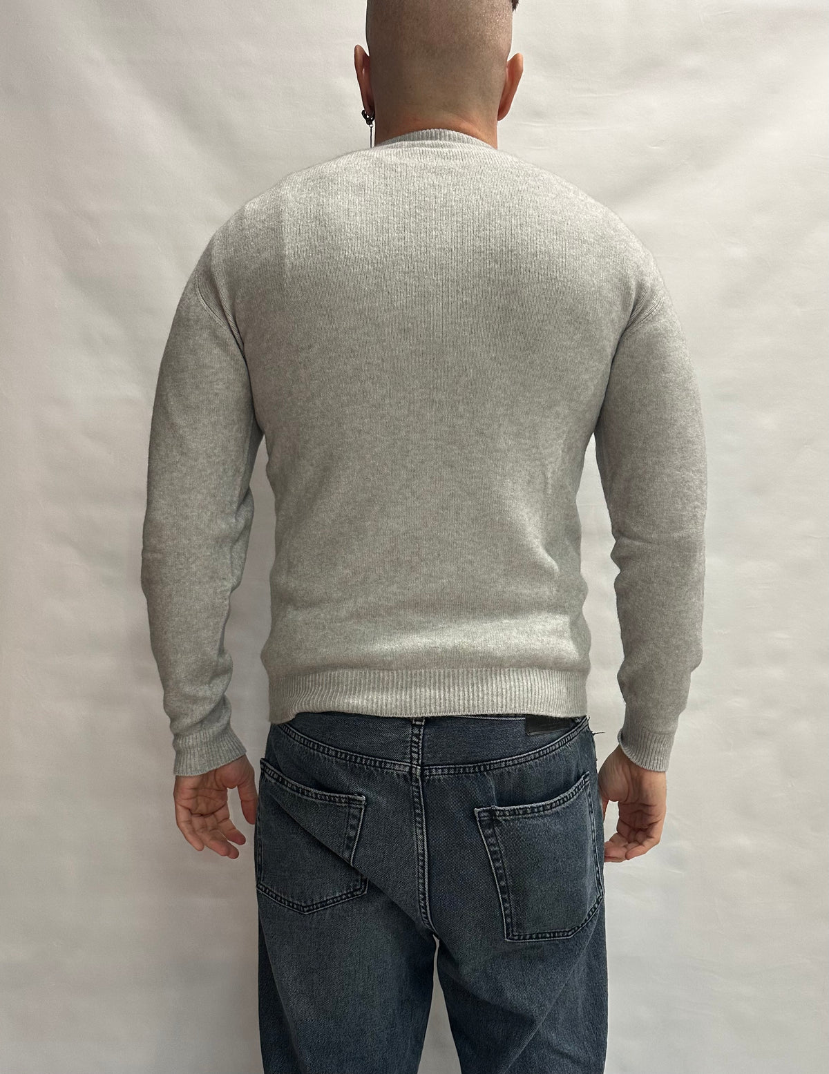 Maglione XAGON MAN girocollo, liscio e morbido al tatto, vestibilità asciutta elasticizzata, Cod: 248GR