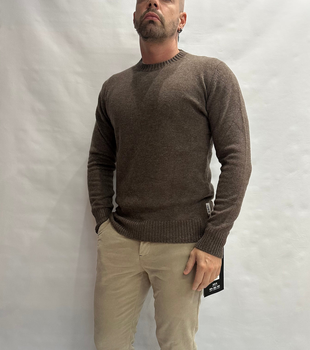 Maglione BERNA girocollo 80% Lana, Cod: 262046673