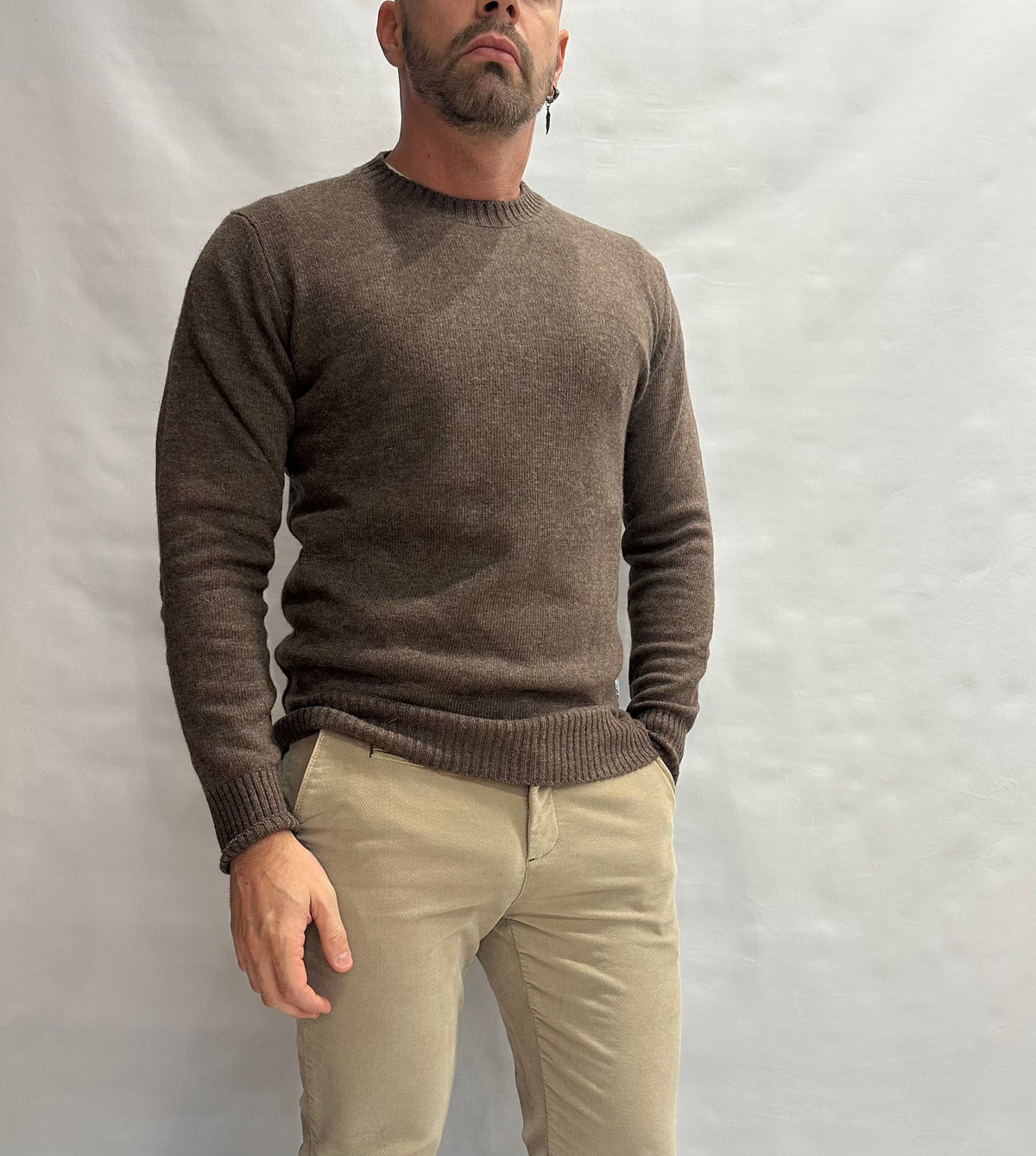 Maglione BERNA girocollo 80% Lana, Cod: 262046673