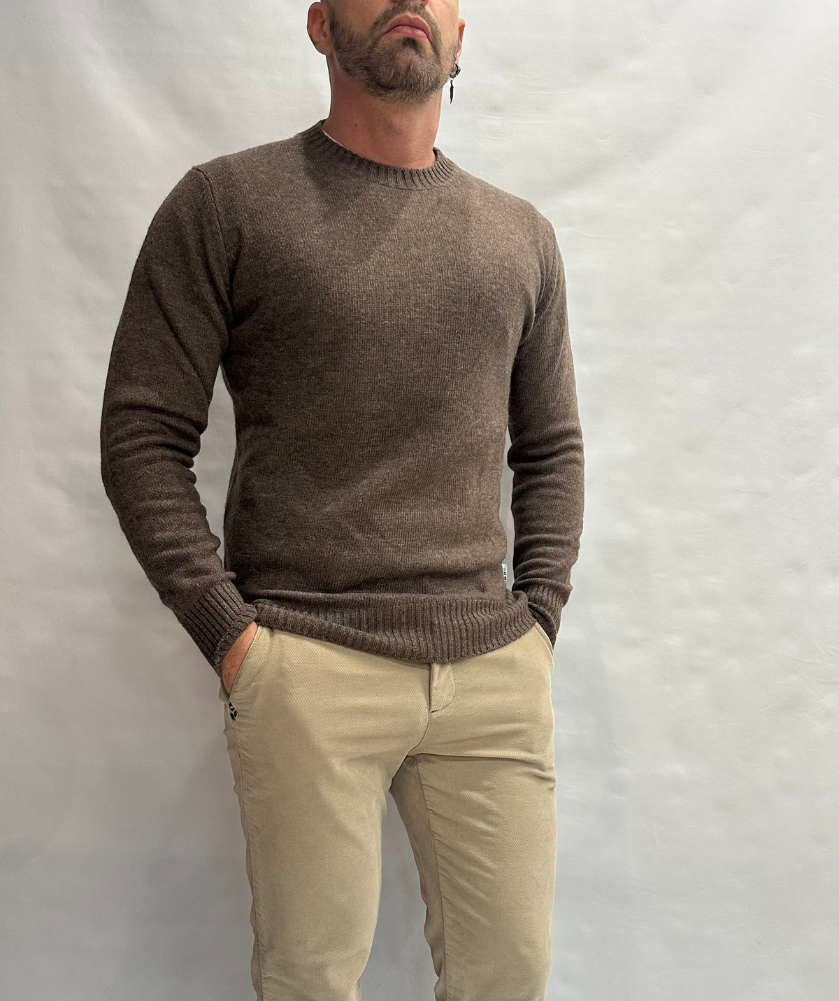 Maglione BERNA girocollo 80% Lana, Cod: 262046673