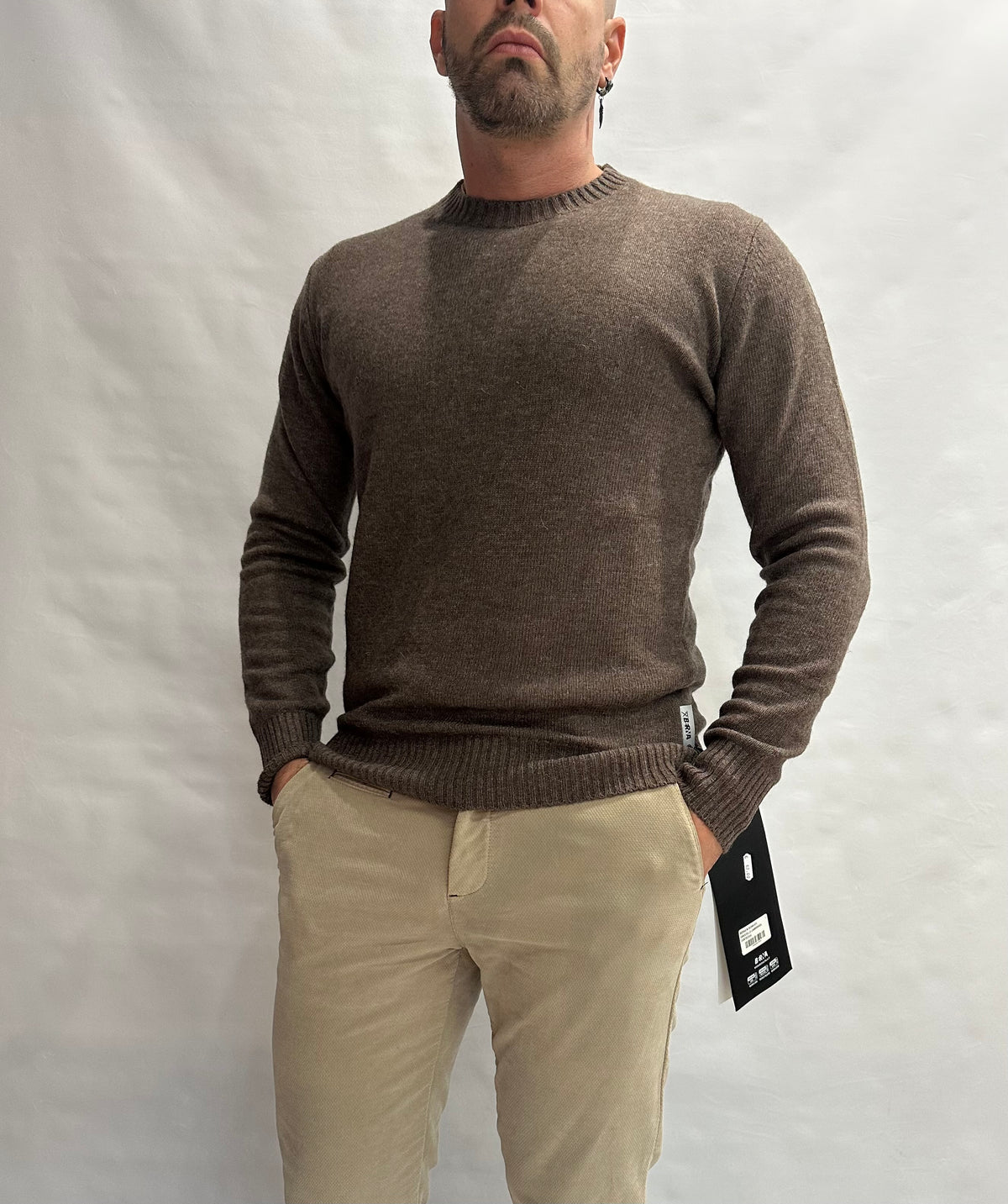 Maglione BERNA girocollo 80% Lana, Cod: 262046673
