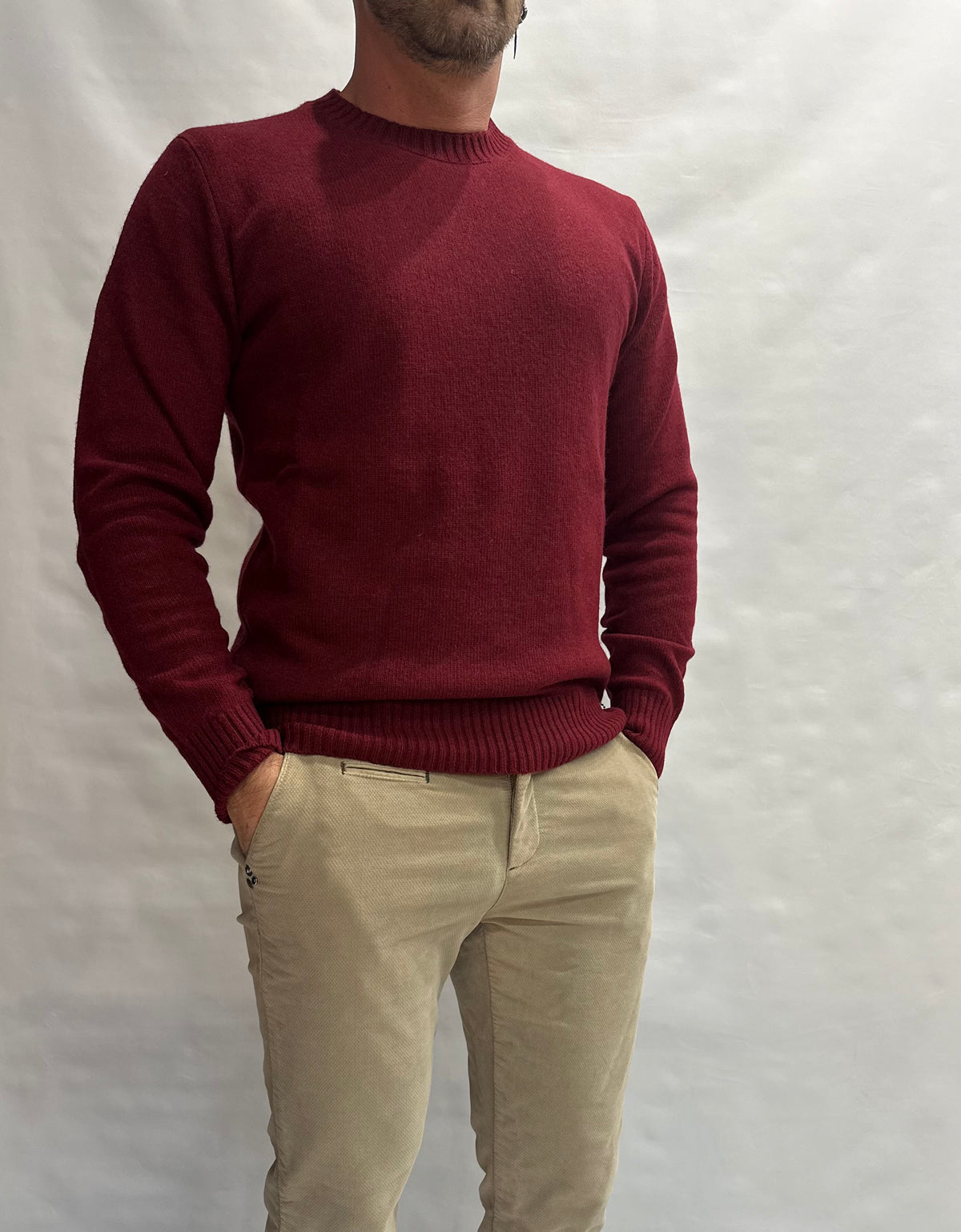 Maglione BERNA girocollo 80% Lana, Cod: 262046674